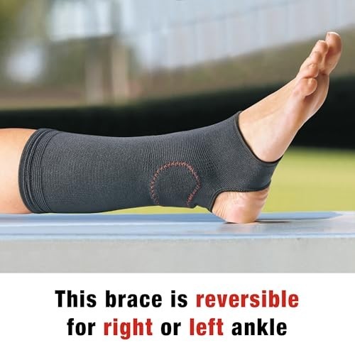 Ankle Support Brace Elastic Neoprene Blend Heat Retention Full Range Of Motion