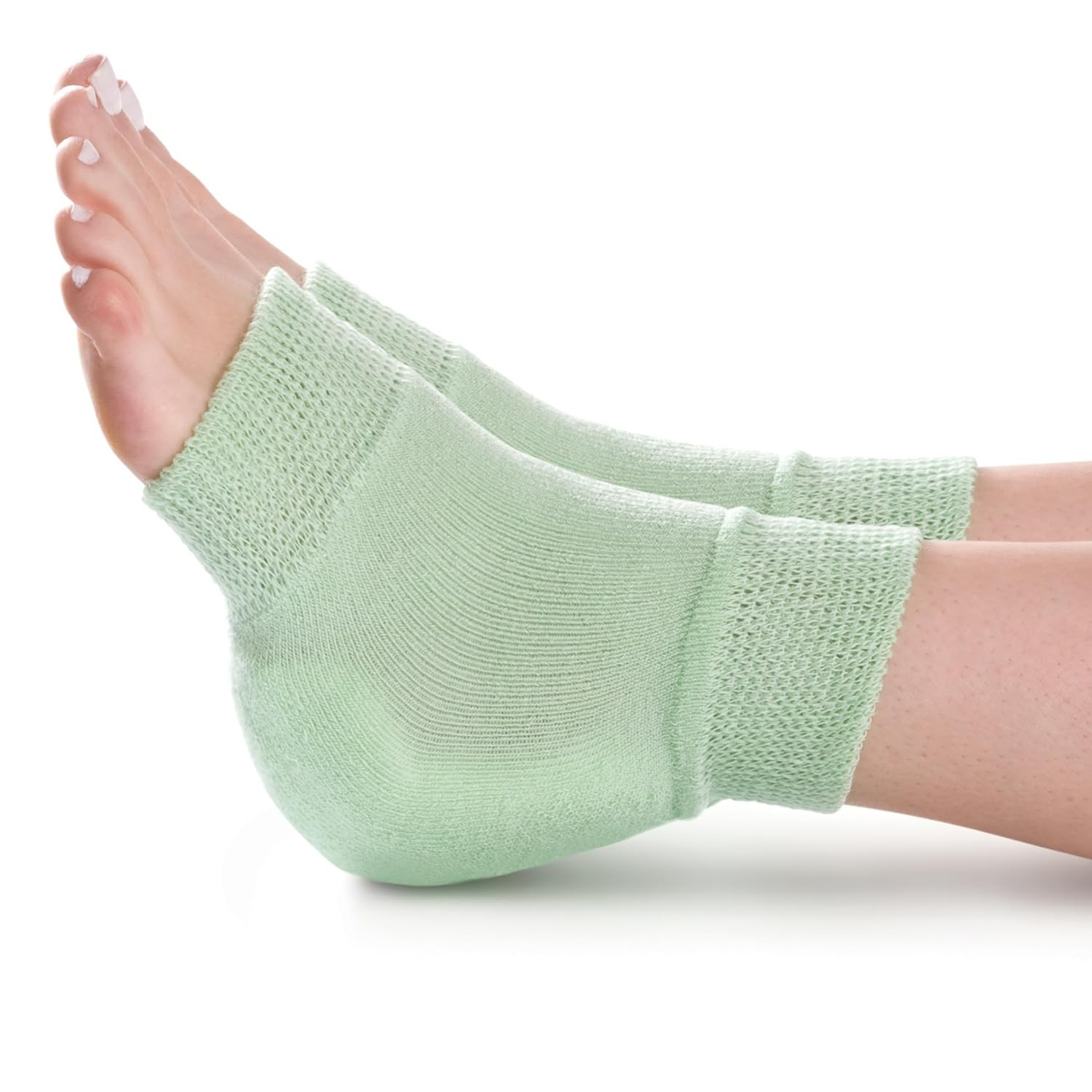 Knit Heel and Elbow Protection, Medical Foot Care Heel Protector, Elbow Pad Pair
