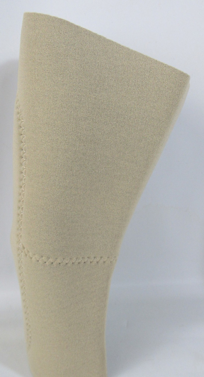 Jerome Neoprene Open Patella Knee Sleeve w Extra Padding, Beige, Size Large