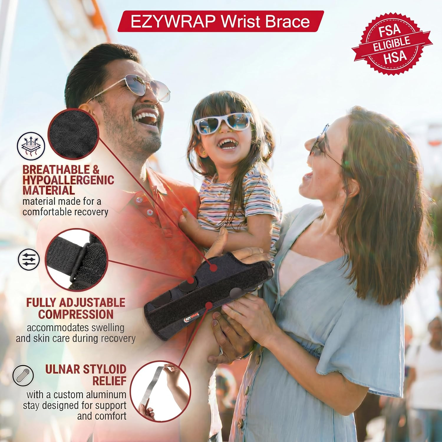 Boxer Fracture Splint Hand Brace with Finger Support – Wrist Brace Left Hand wit