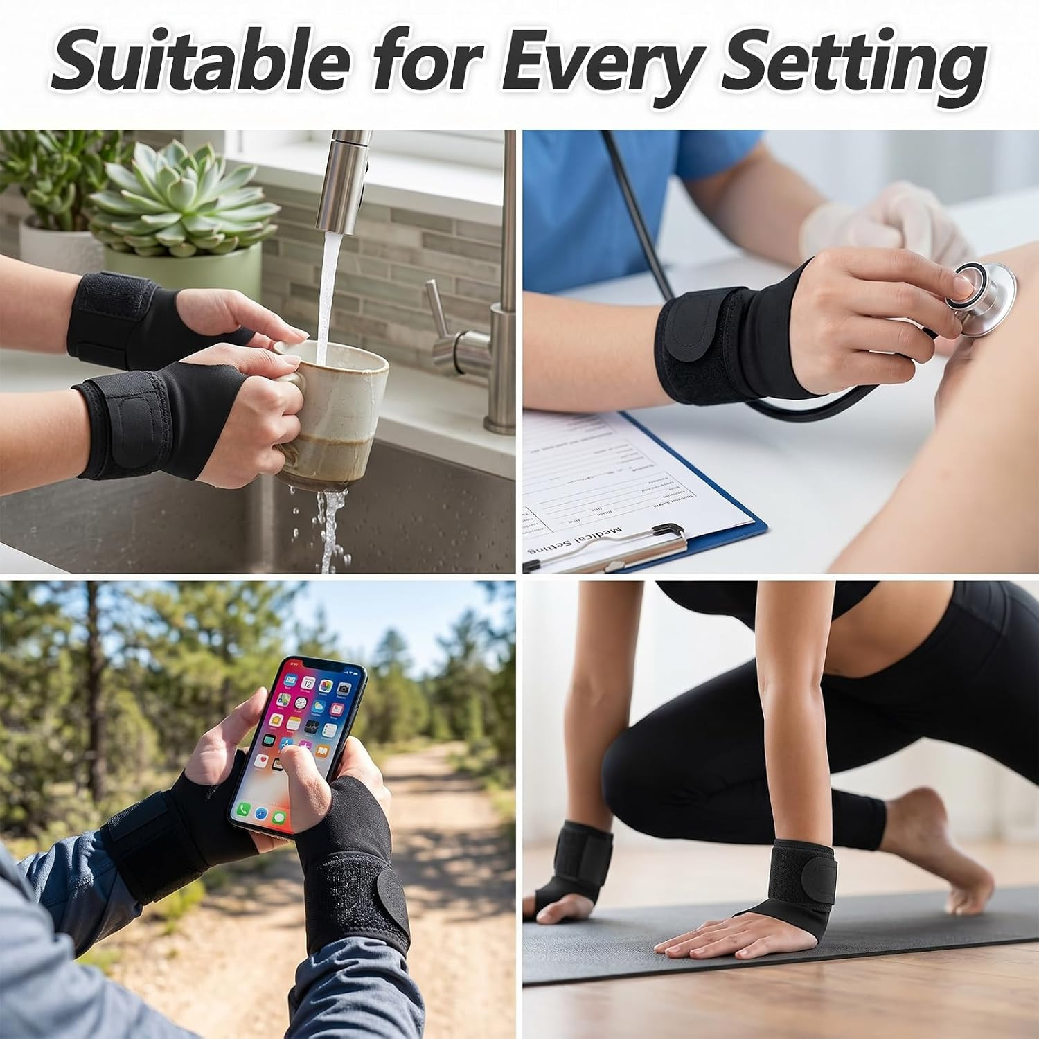 2Pcs Thumb Brace Thumbs Wrist Brace Compression Stabilizer | Thumbs Support, …