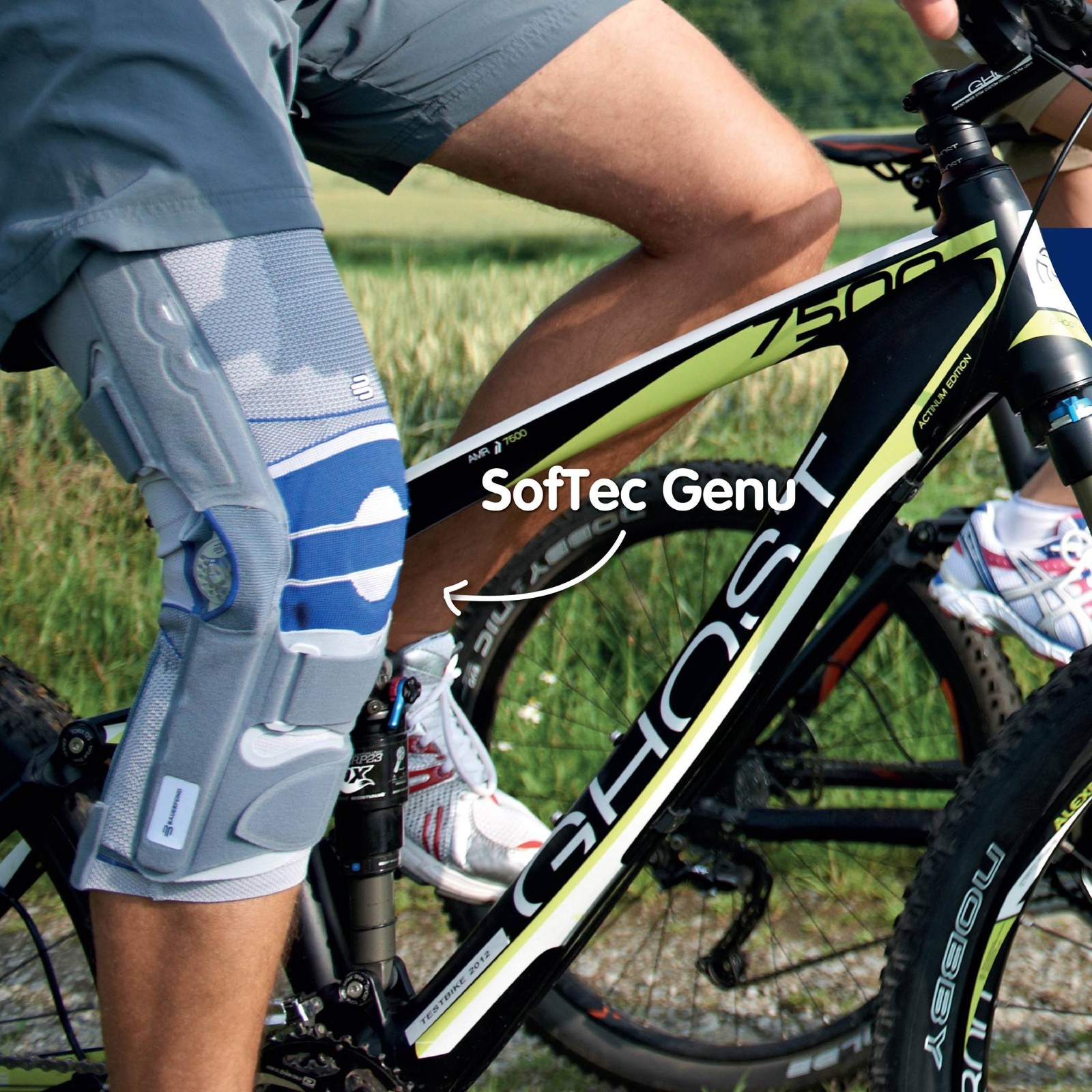 Bauerfeind Softec Genu Size 6 Right Knee Joint Brace Patella Support Sleeve