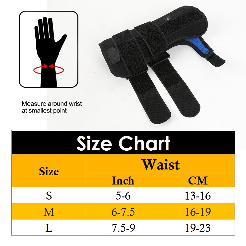 Carpal Tunnel Wrist Brace Metal Splint Hand Brace Support For Work Pain Relief