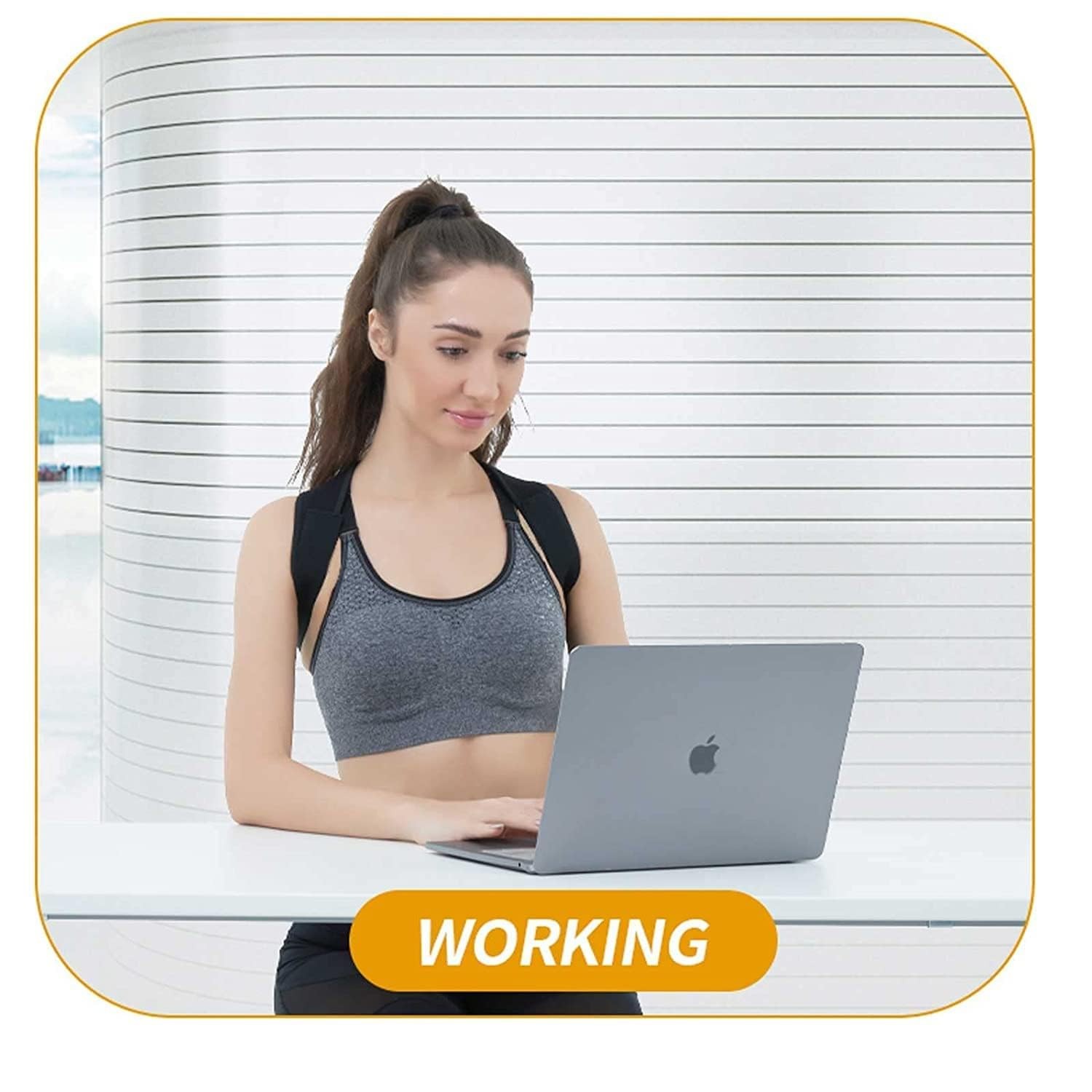 Longmann Posture Corrector for Women & Men, Adjustable Back Posture…