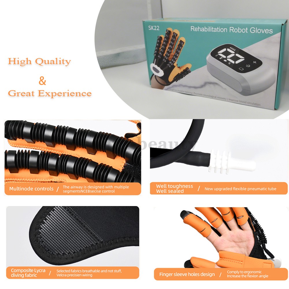 Hand Function Rehabilitation Robot Gloves for Finger Hemiplegia Recovery Trainer