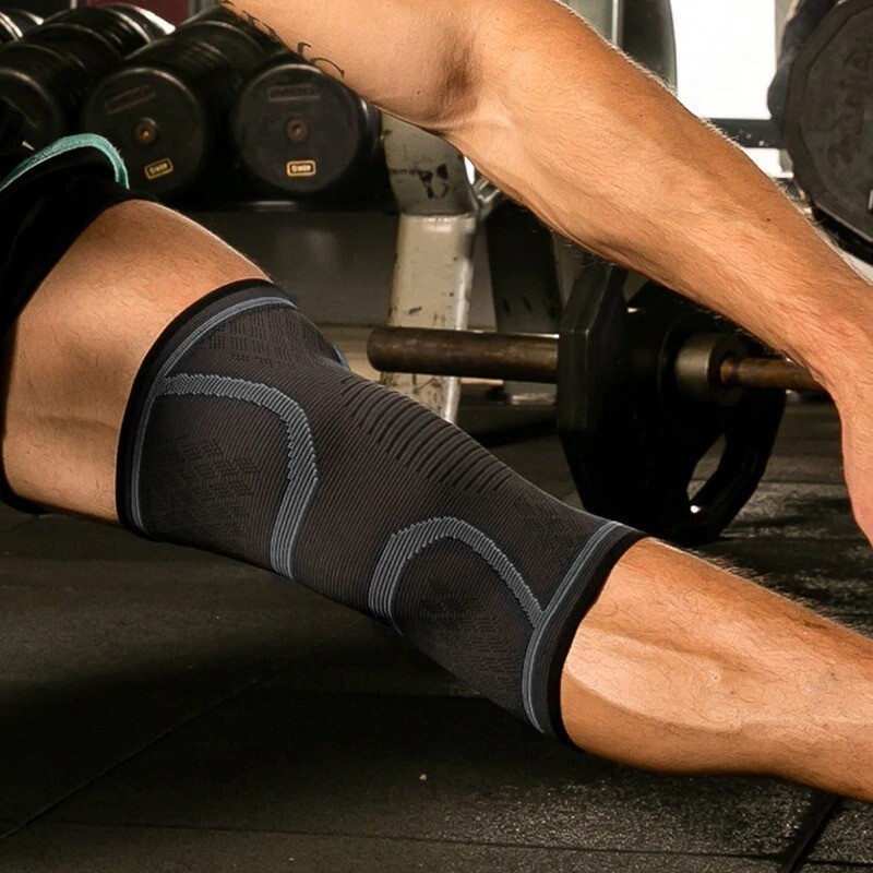 Knee Brace Compression Sleeve Support Sport Joint Arthritis Patella Stabilizer