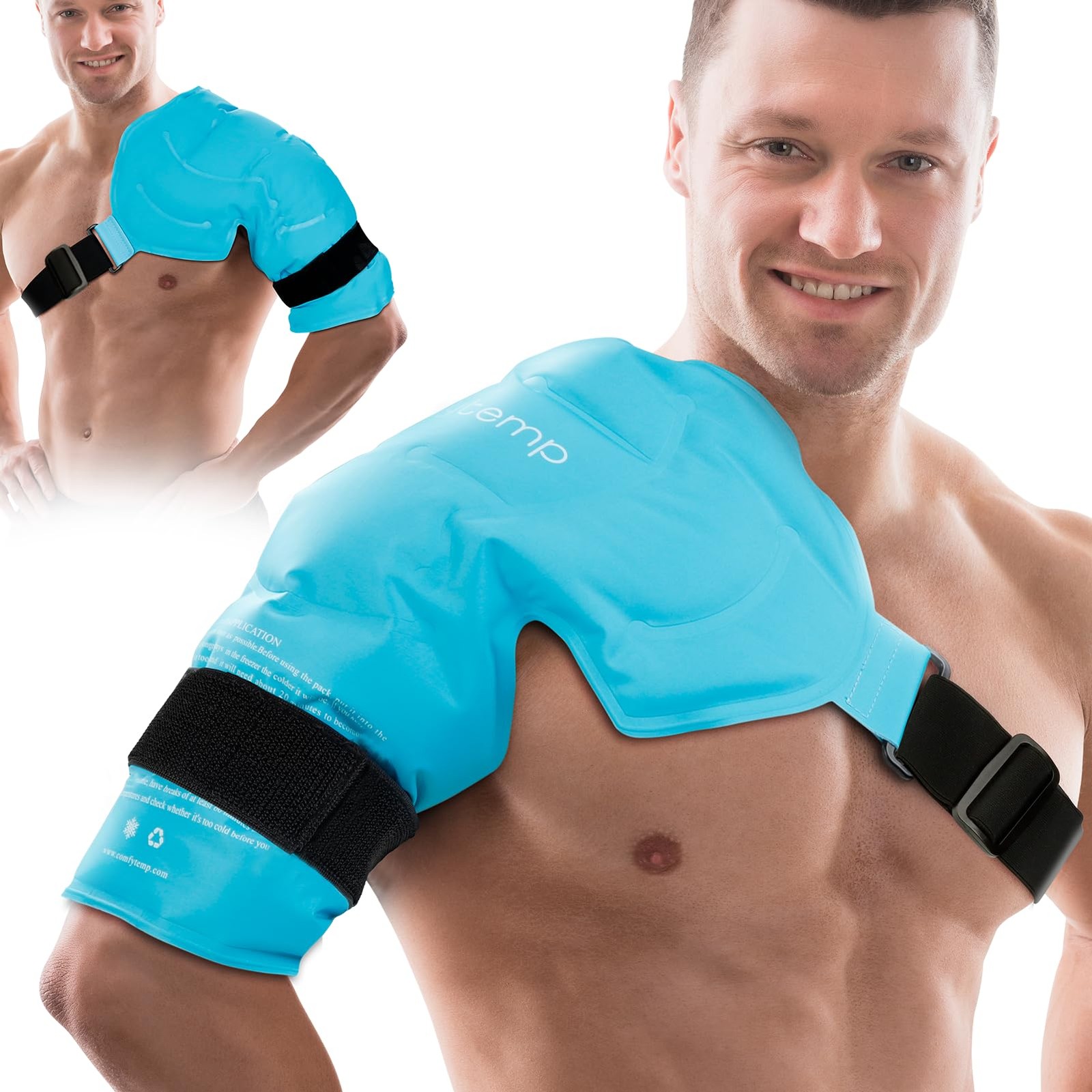 Comfytemp Shoulder Ice Pack Blue Large/X-Large