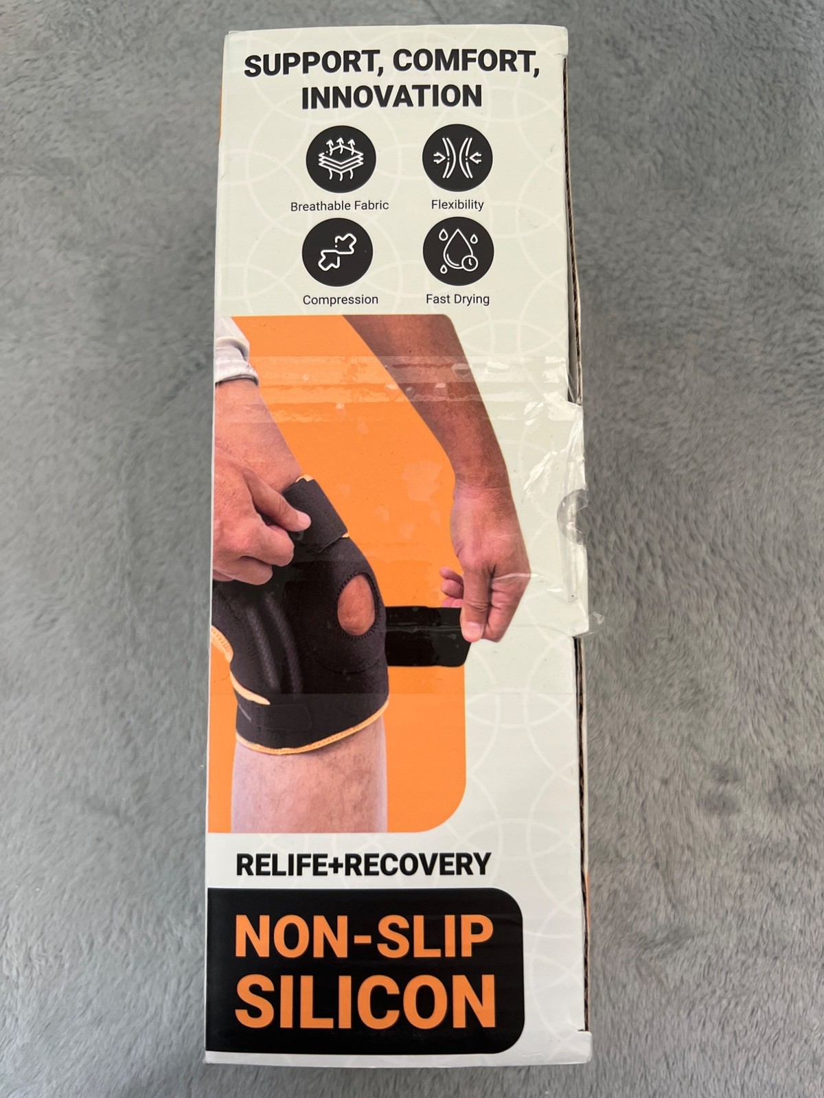 Dr. Brace Professional Knee Brace w/ Stabilizers & Gel Pad Support Flexibility