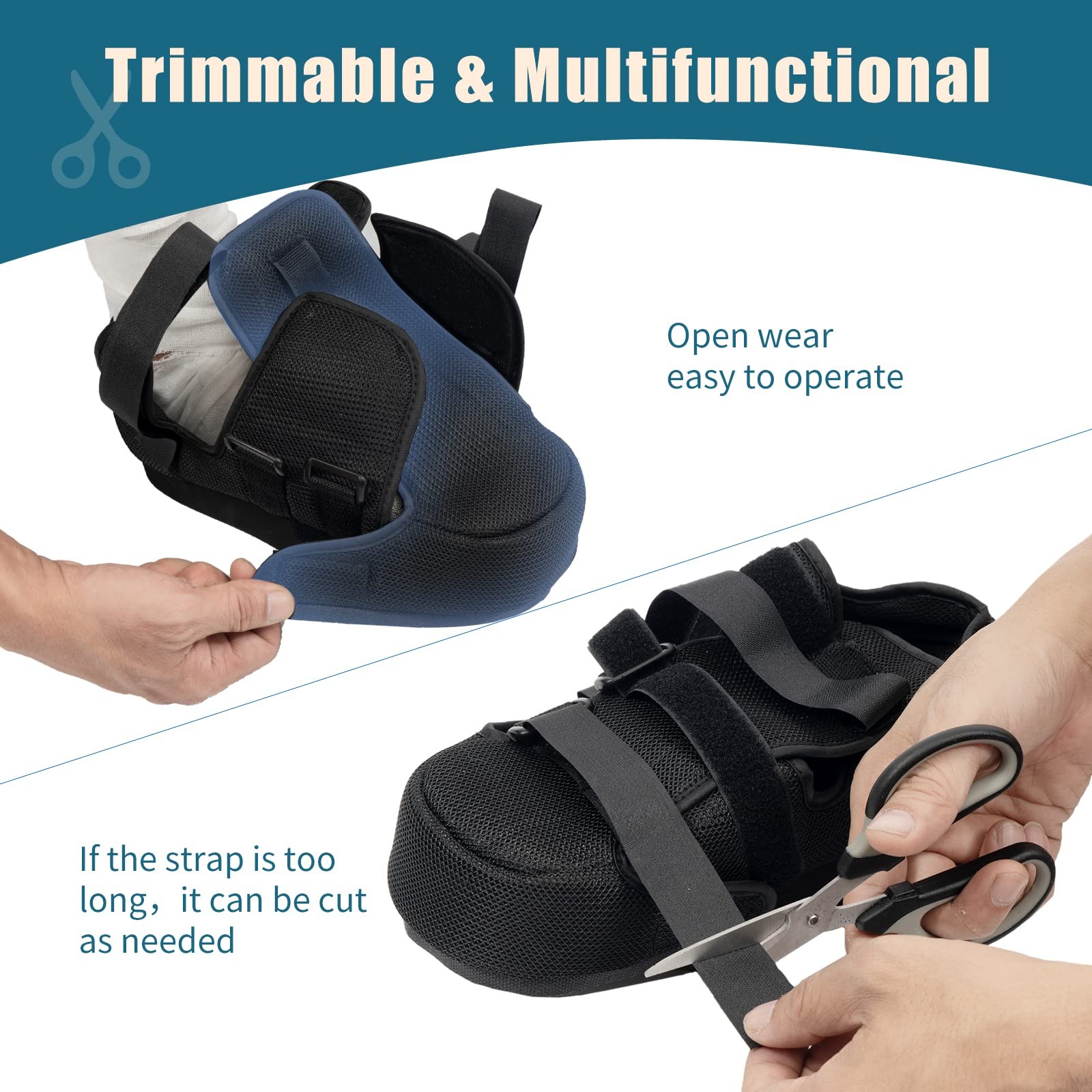 Forefoot Off-Loading Post Op Shoe Closed Toe Medical Walking Boot for Broken …