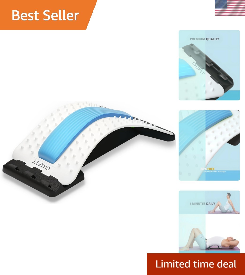 Multi-Level Back Stretching Device – Immediate Relief for Herniated Disc, Sci…