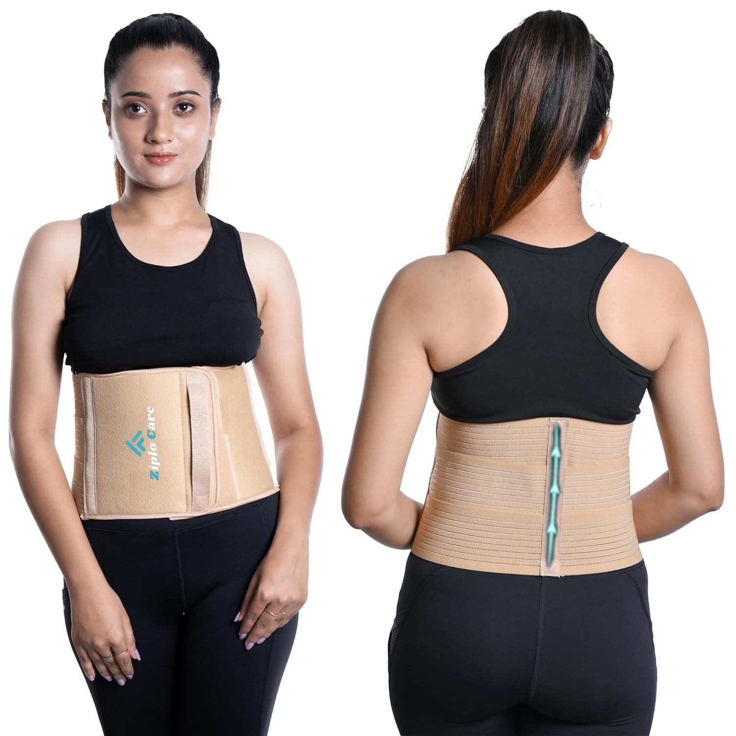 ZiplocareAbdominal Binder & Belly Band Panel Compression for Women|Wrap Support
