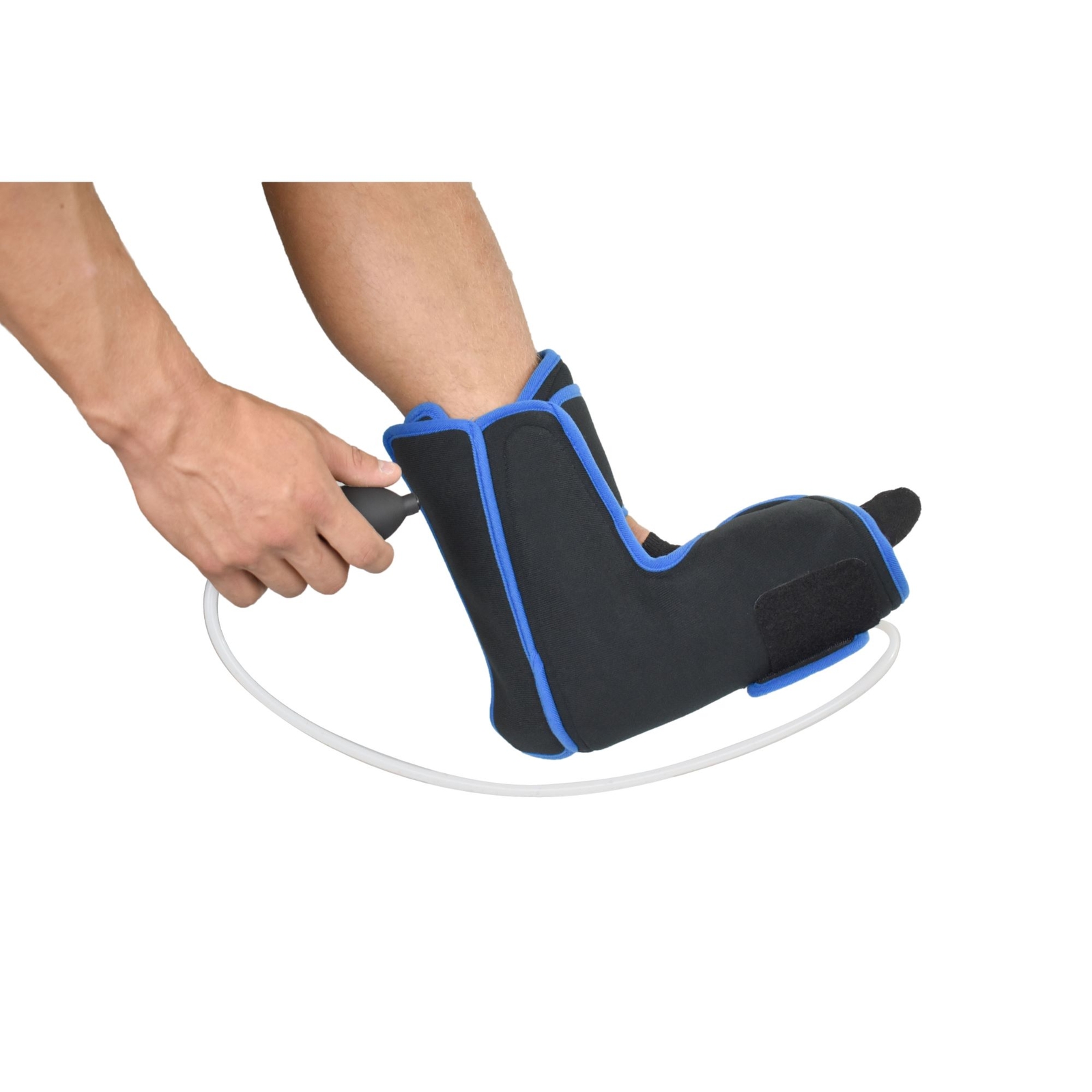 Cryotherapy Compression Ankle Foot Wrap with Ice Pack for Swelling and Post Op