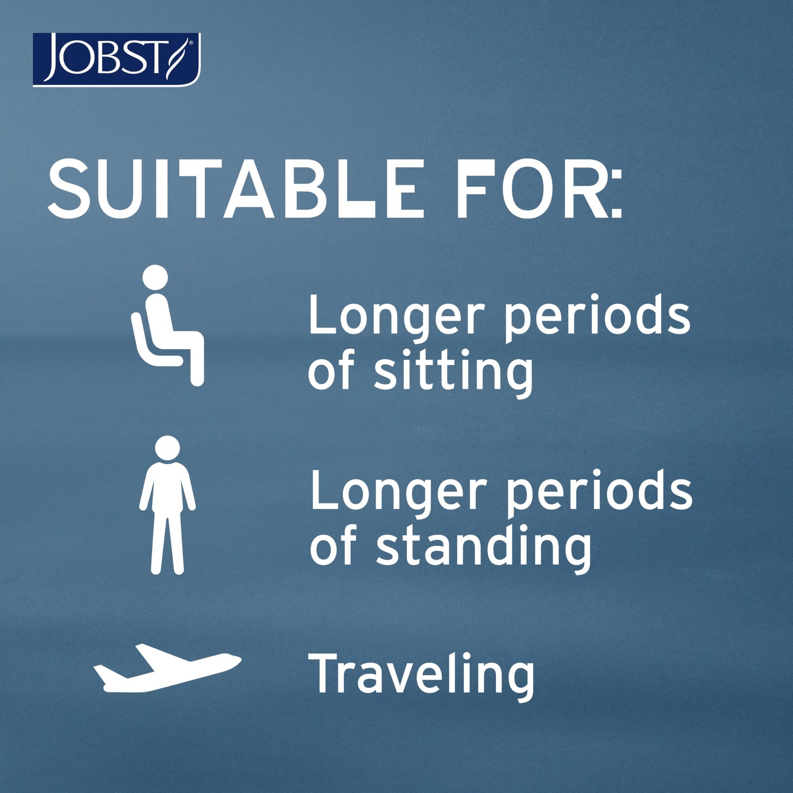 Jobst Activa Athletic 8-15 Mmhg Compression Socks For Travel And Sports