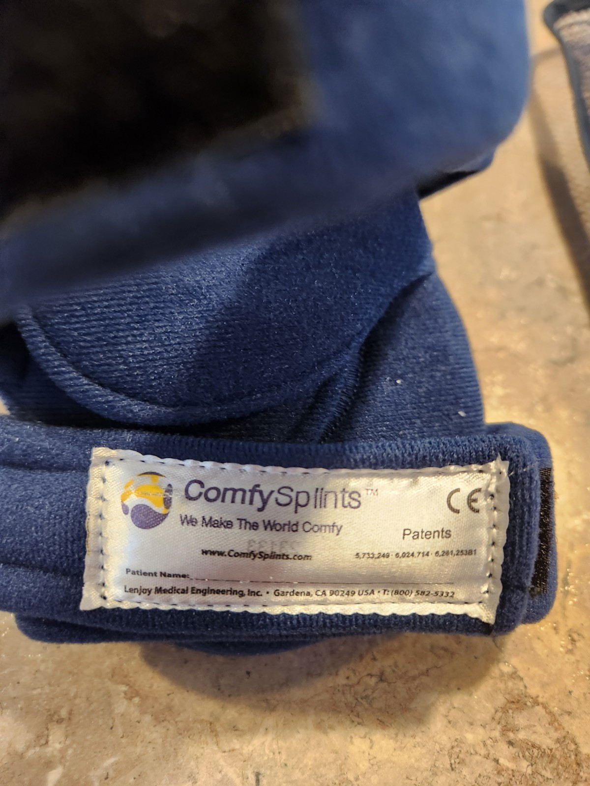 ComfySplints Comfy Rest Hand Orthosis Left Adult Small RH-101-AS-LT