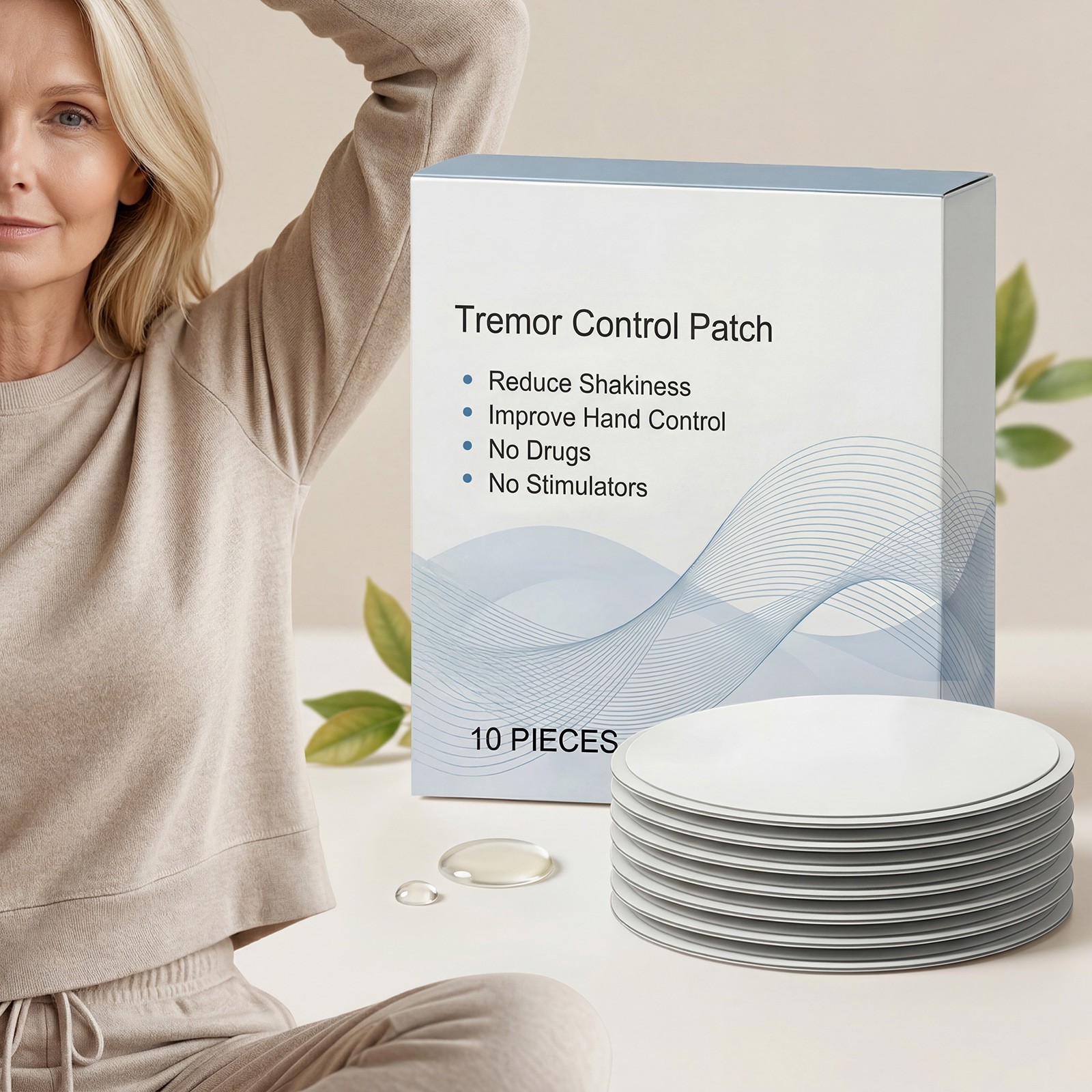 Steadyhands Tremor Control Patch, Steady Hands Control Patch – Hand Stabilizer