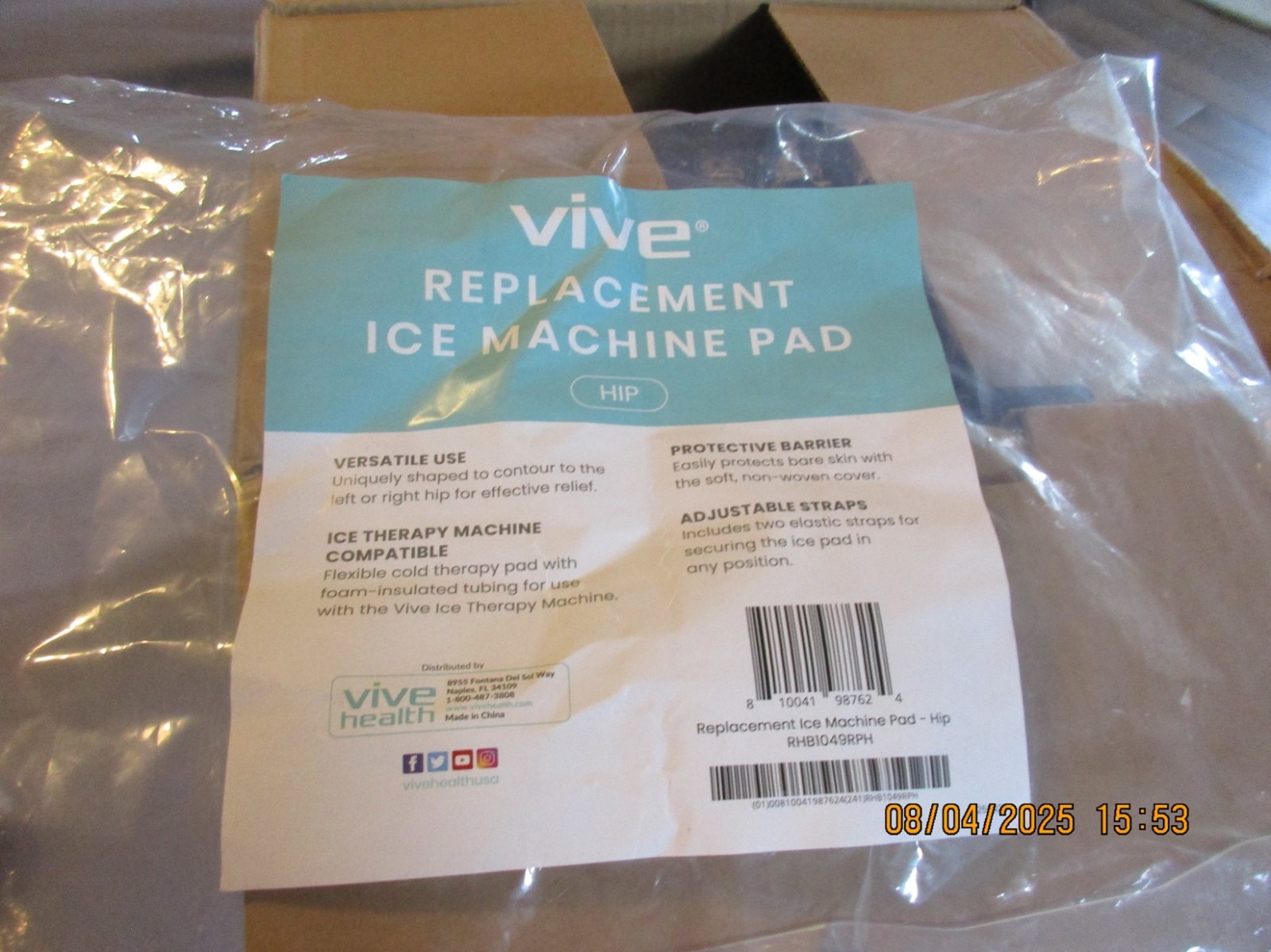Ice Circulation System – Adjustable Timer & Flow, 6L Bucket, Shoulder & Hip Pad
