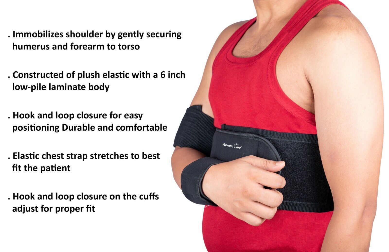 Arm Support Strap Shoulder Forearm Sling Elbow Brace Immobilizer Bel