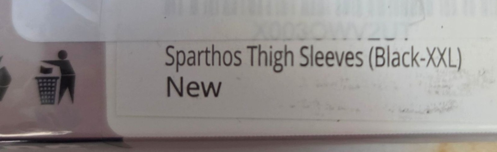 Sparthos Compression Thigh Sleeves Black XXL Premium Support For Pain Relief