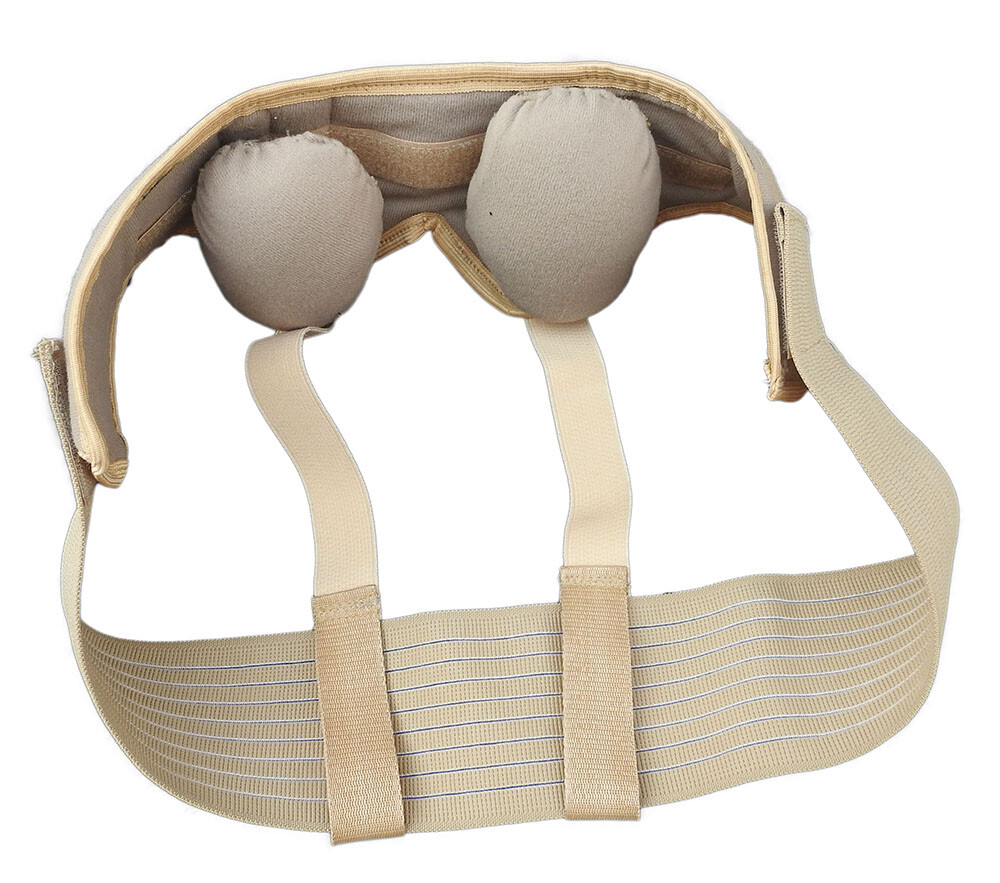 Double Inguinal Padded Hernia Support Belt Truss brace Hania Belt size S M L XL
