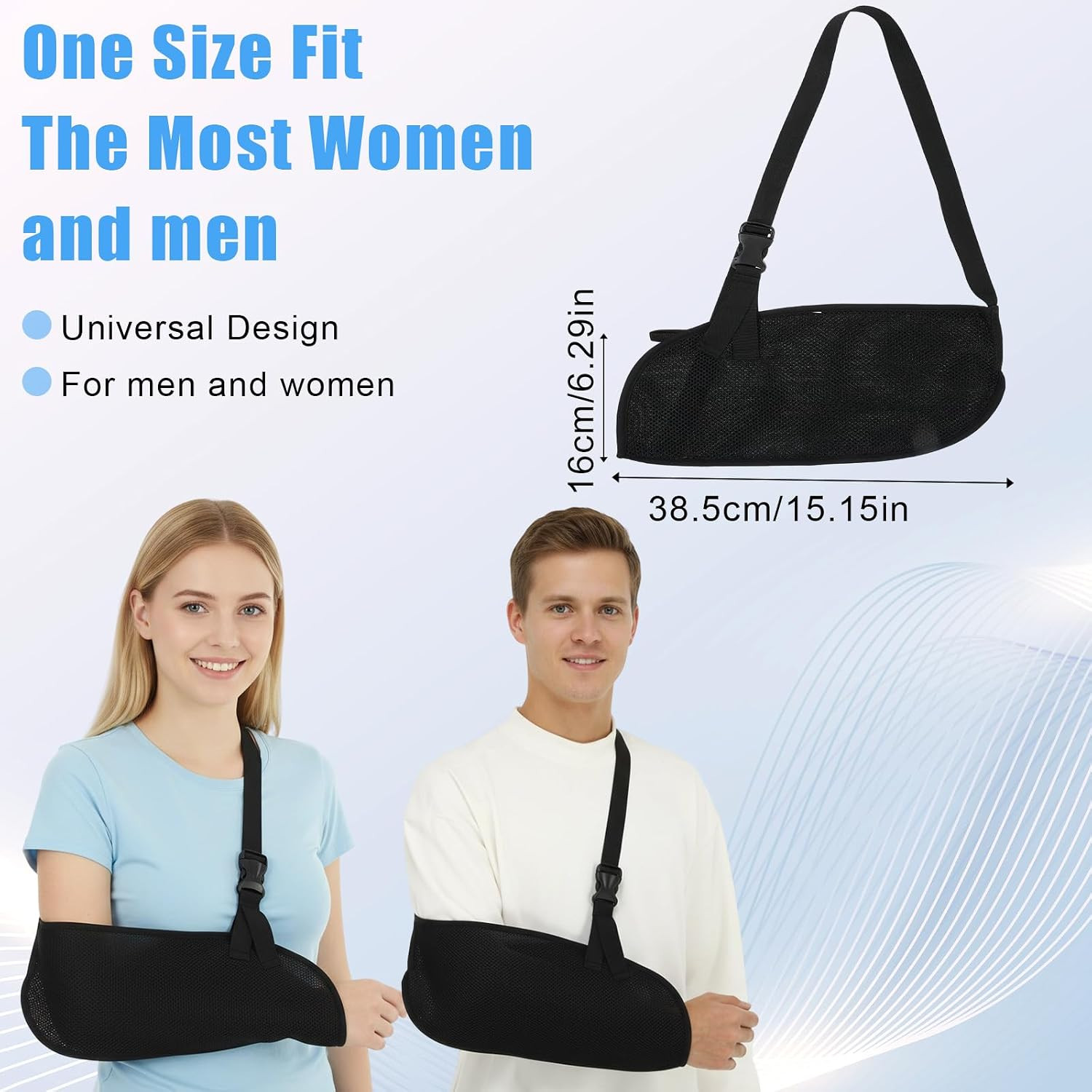 Arm Shoulder Sling Medical Shoulder Immobilizer, Arms Brace, Black | for Men …