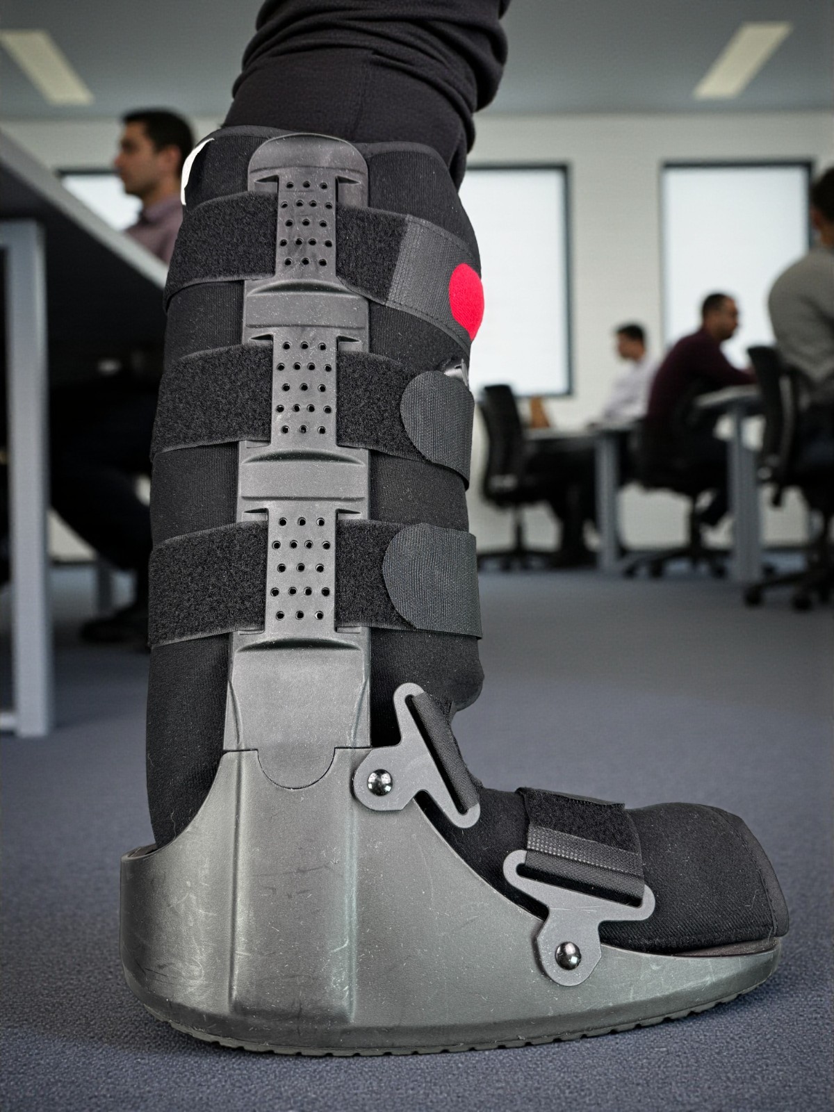 Polymer Walker Air Boot Medium + Post Op Cast Shoe Small/Medium Orthopedic Set