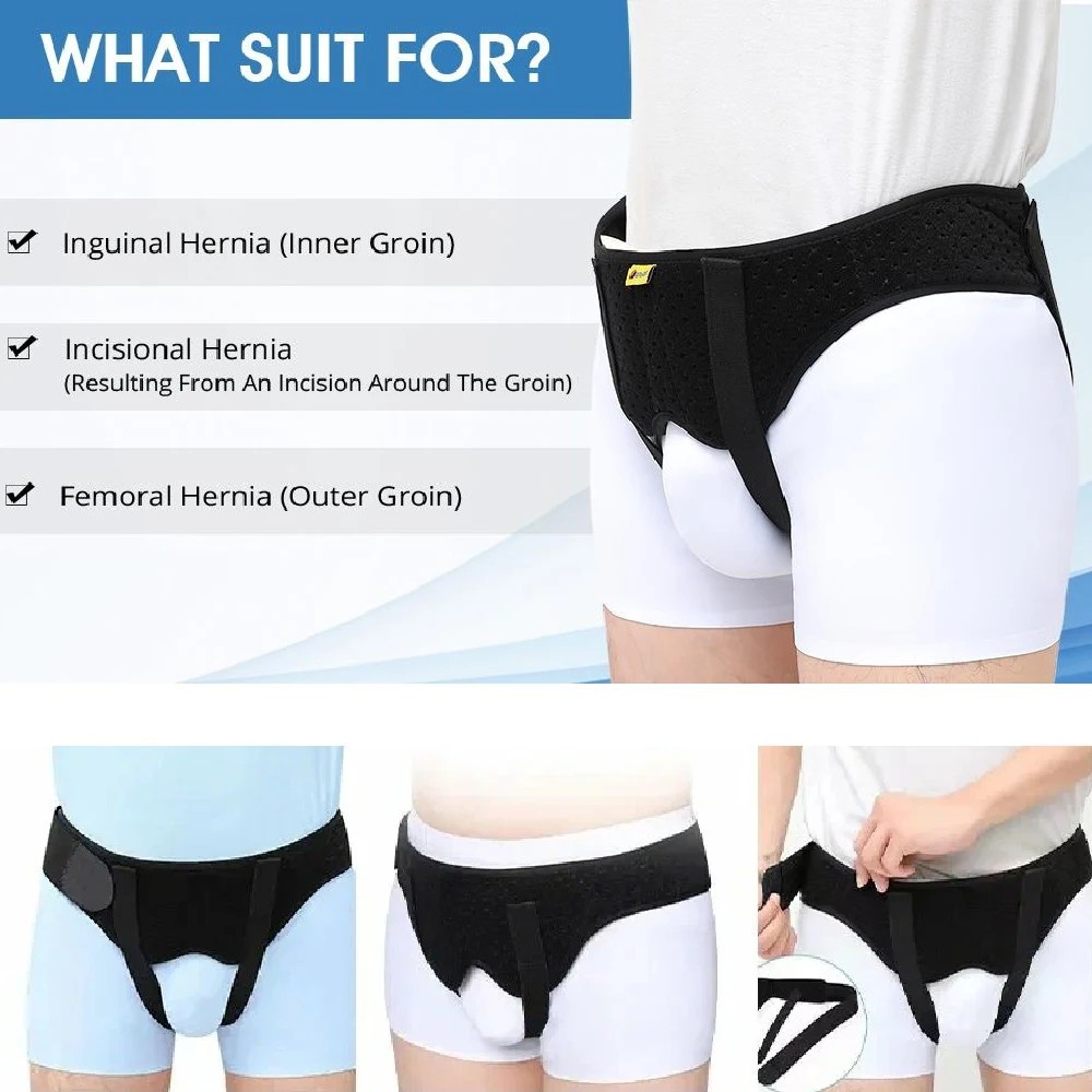 Hernia Support Belt Inguinal Groin Hernia Pain Relief Truss Brace For Men Women