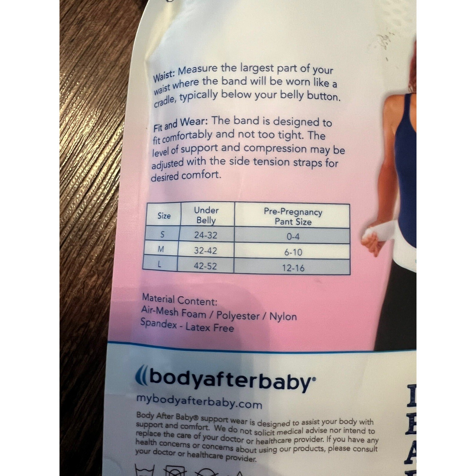 Motherload Maternity Smart Support For Active Moms Band Size L New