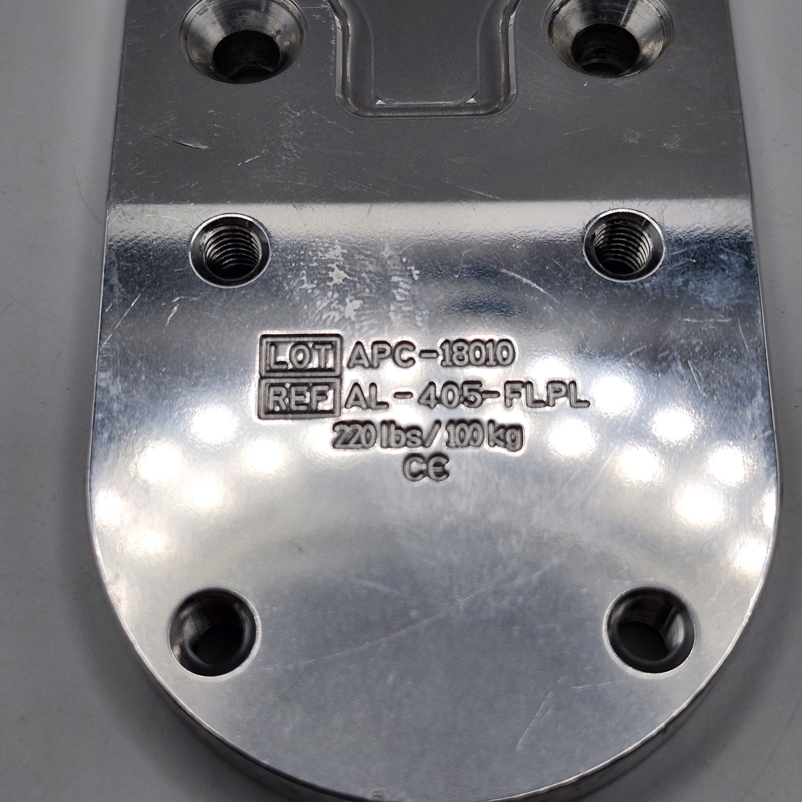 APC 18010 Prosthetic Flexion Plate Prosthetic Component Part Adapter AL-405-FLPL