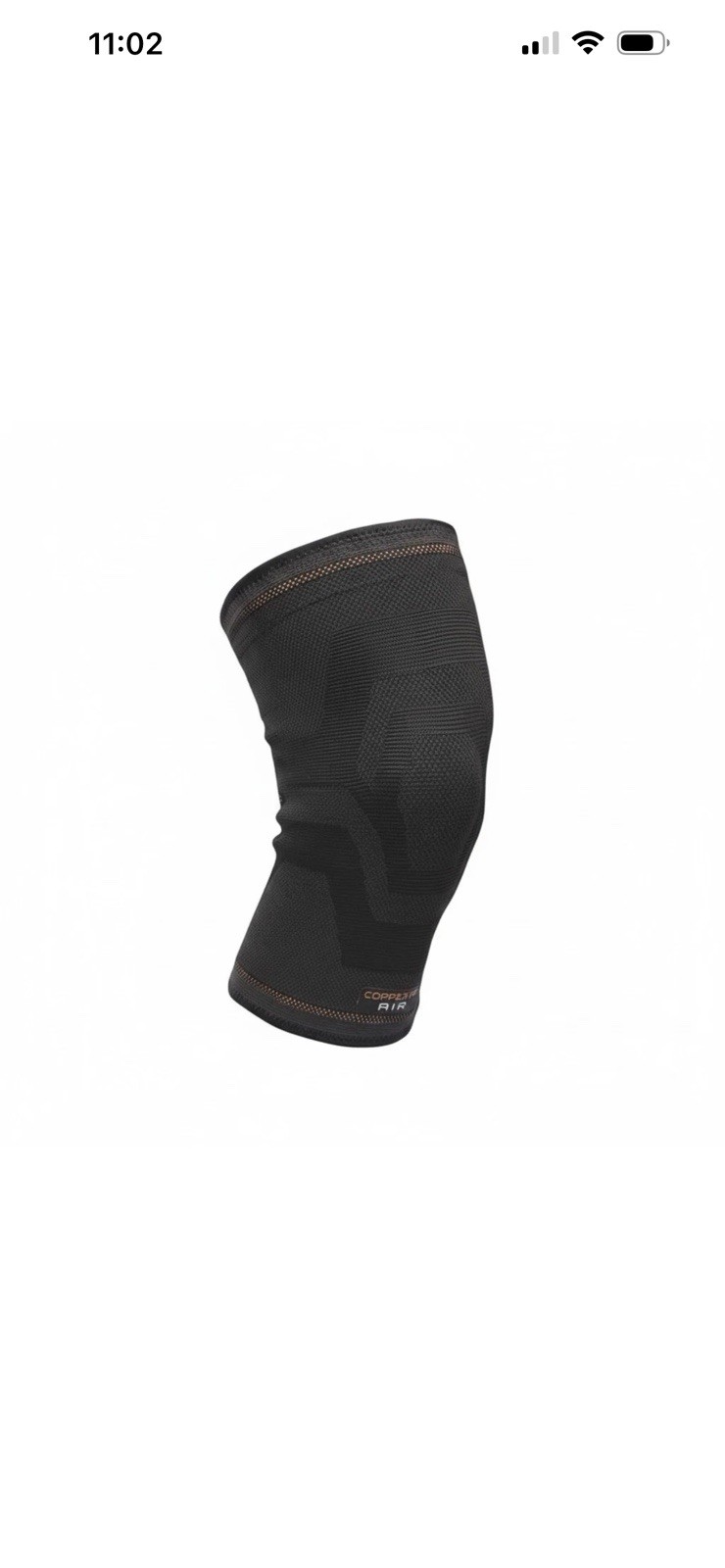 Copper Fit Elite Knee Sleeve 2 Pack Compression Brace L/XL New Open Box