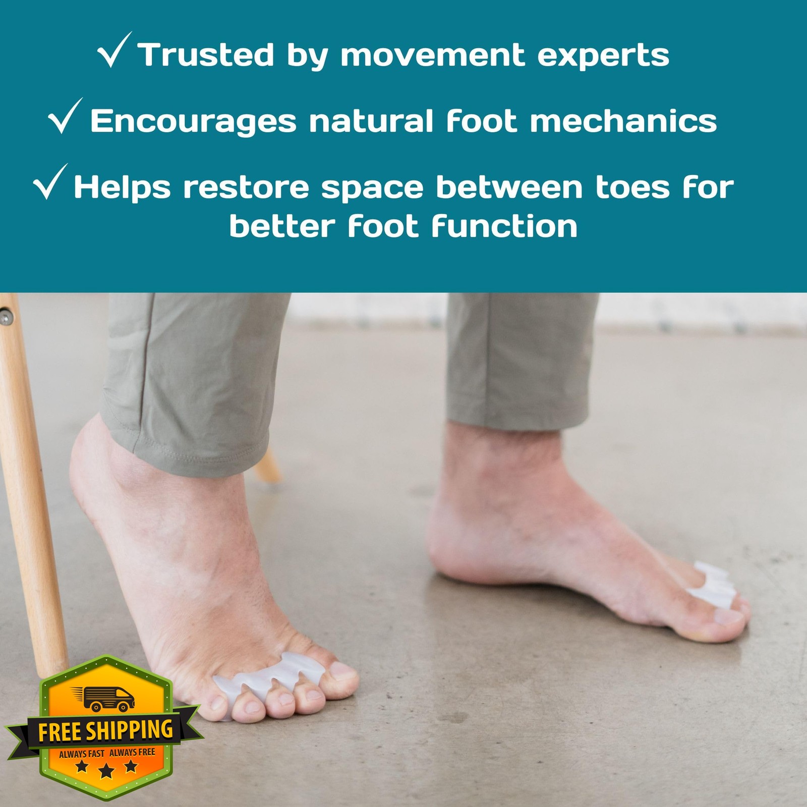 Gait Happens Toe Spacers Large