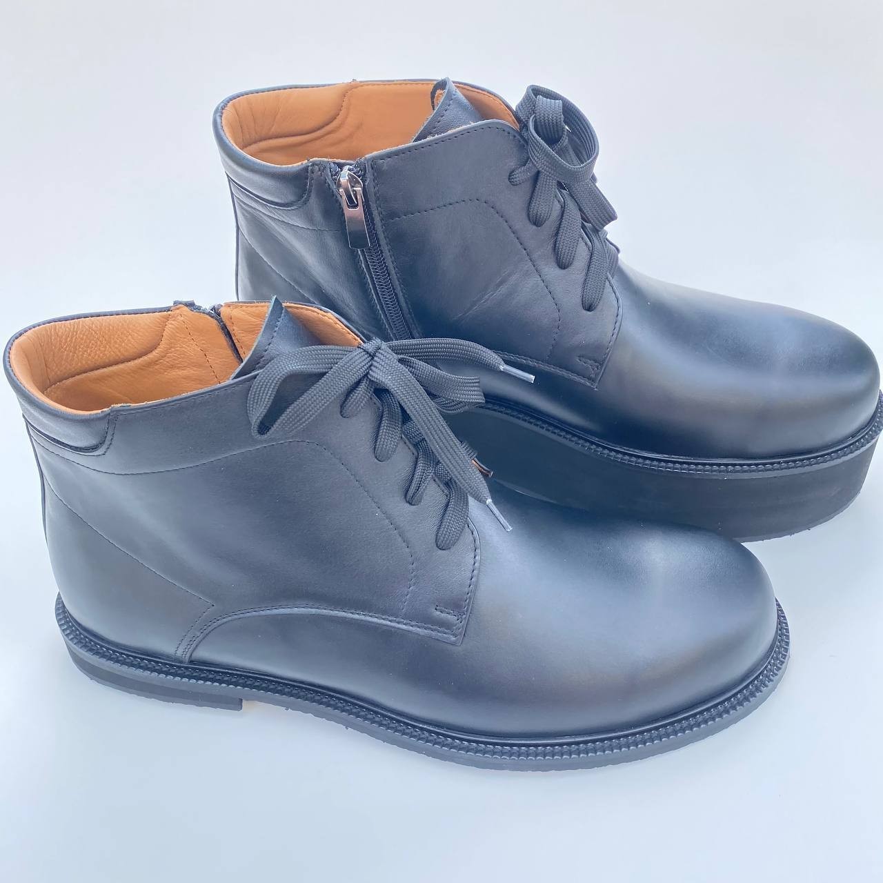 Custom Orthopedic Leather Boots – LLD Lift – Handmade in Ukraine