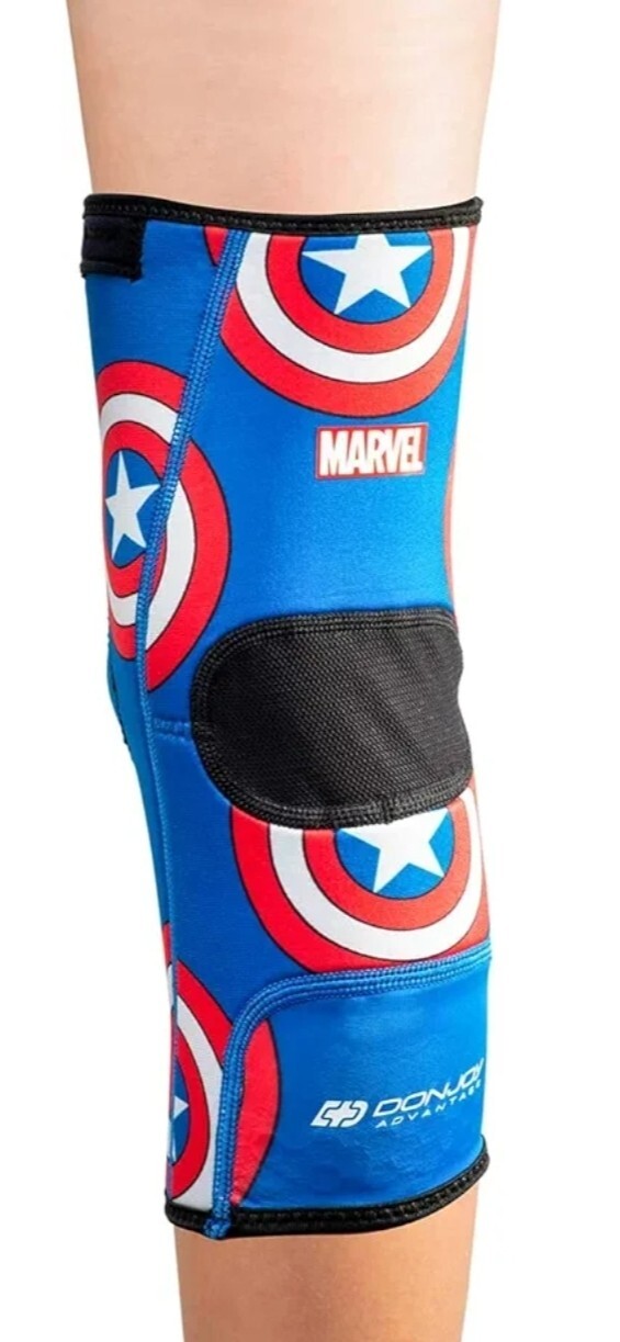 Youth Knee Brace kids DonJoy Marvel Avengers Knee Sleeve Strains $29.99
