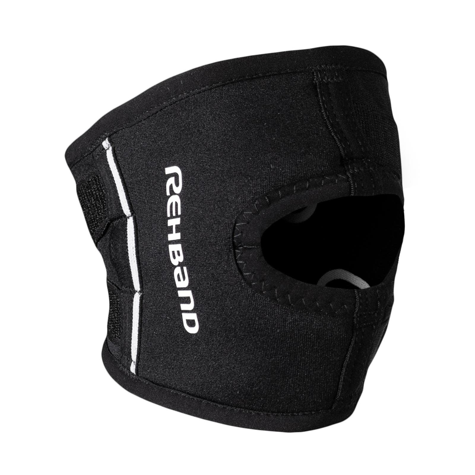 Rehband patella-stabilizing knee support, 1 piece, 3mm Small, Black – 1 Piece