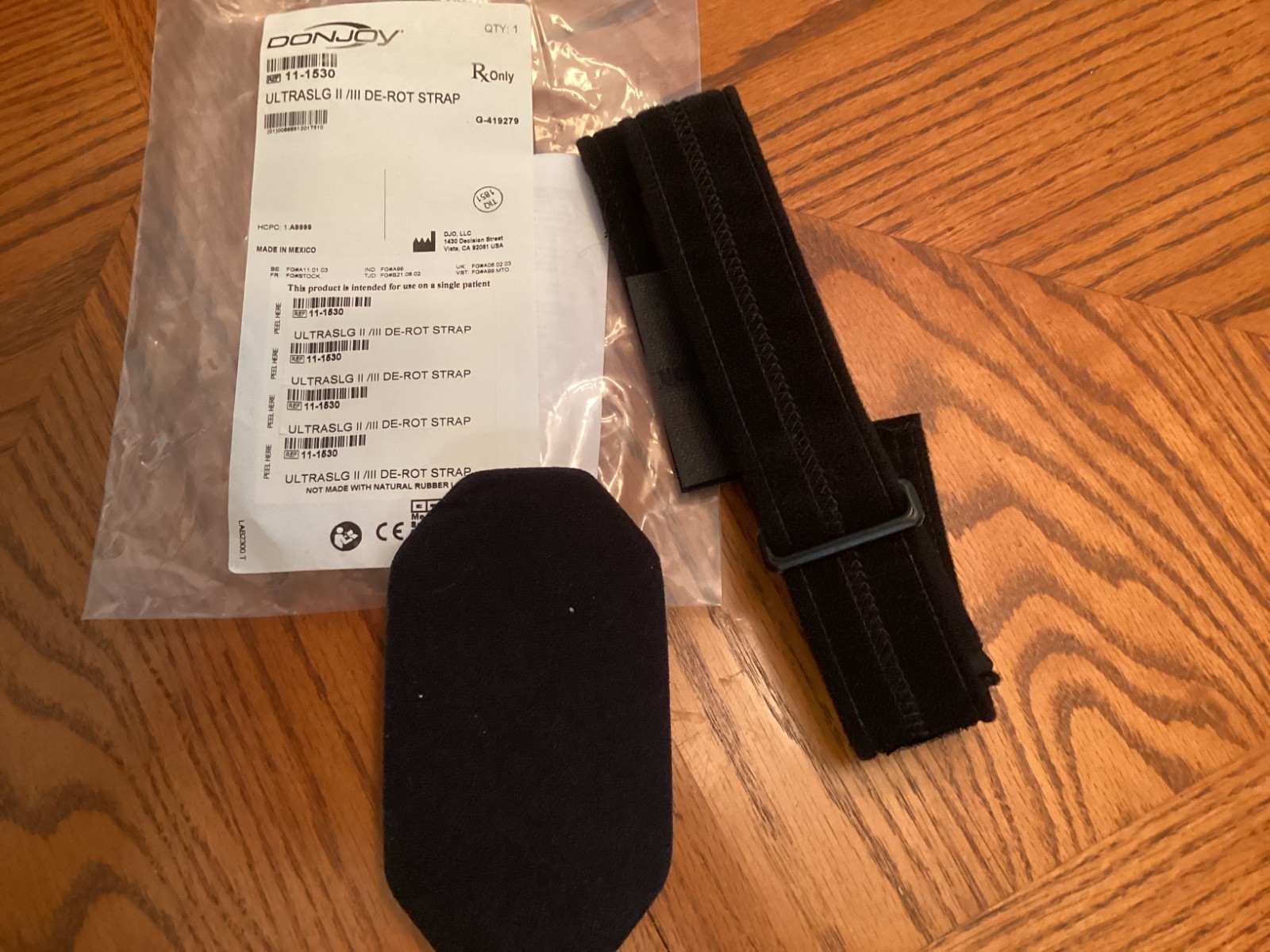 DonJoy Ultrasling III. Medium Ref# 11-0449-3 Black Shoulder Support. Pre-owned