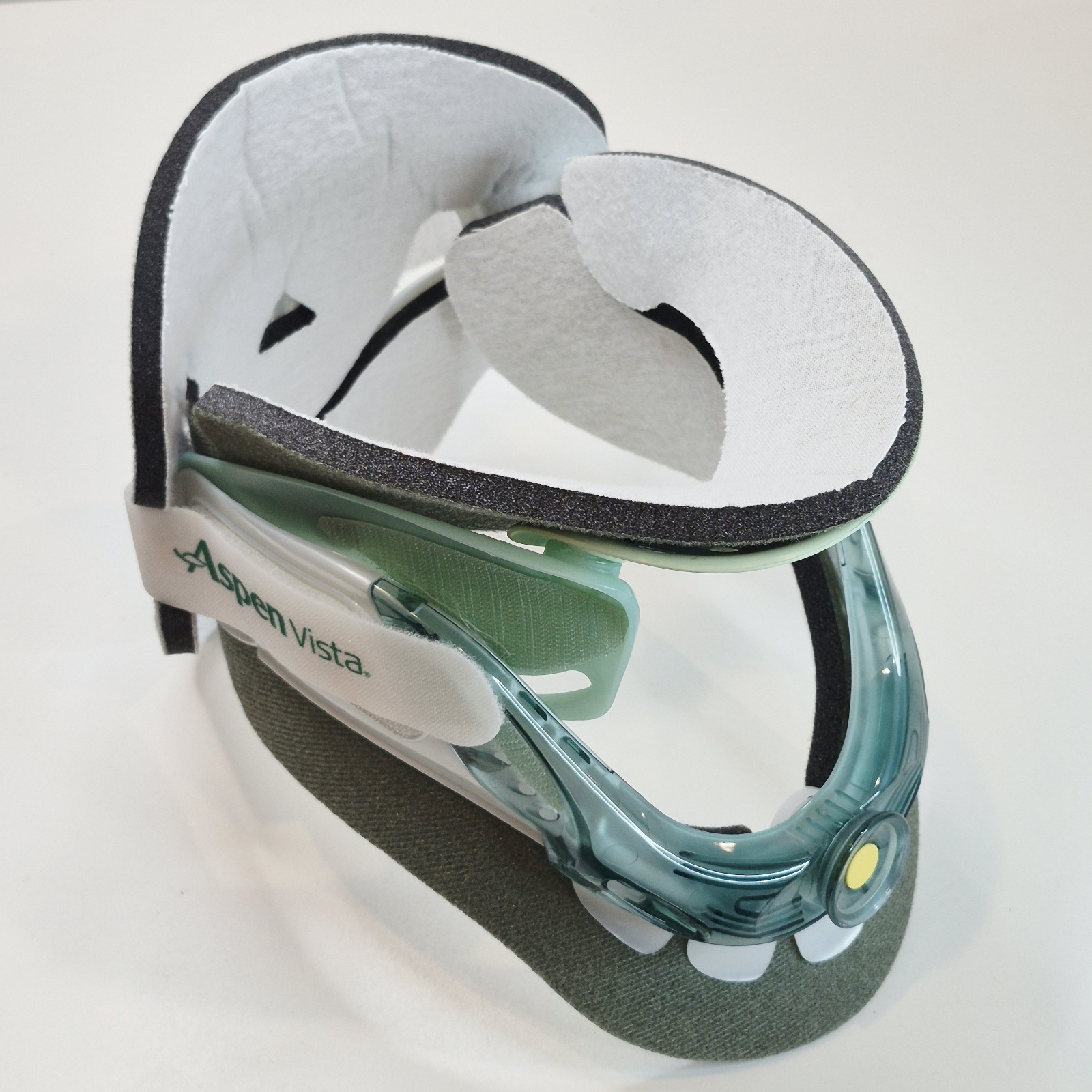Aspen Vista Cervical Collar 2 pc Neck Brace Restrict Motion Spine 6 Adj NO BOX