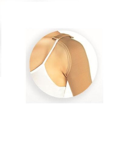 Mastectomy ArmSleeve LUX Compression 23-32 mmHg with hand and shoulder/bra band