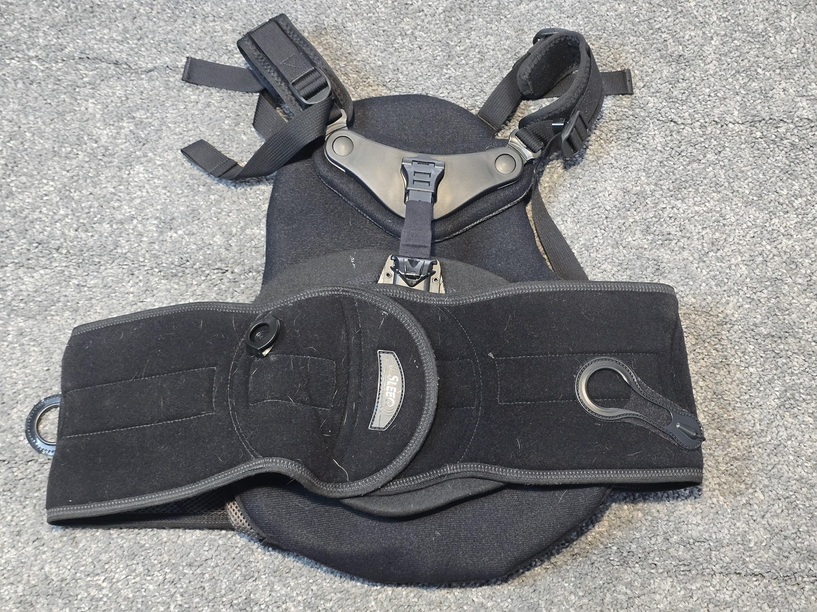 Thuasne Sleeq Quinn Medical Back Brace Orthosis Support Adjustable Black Large