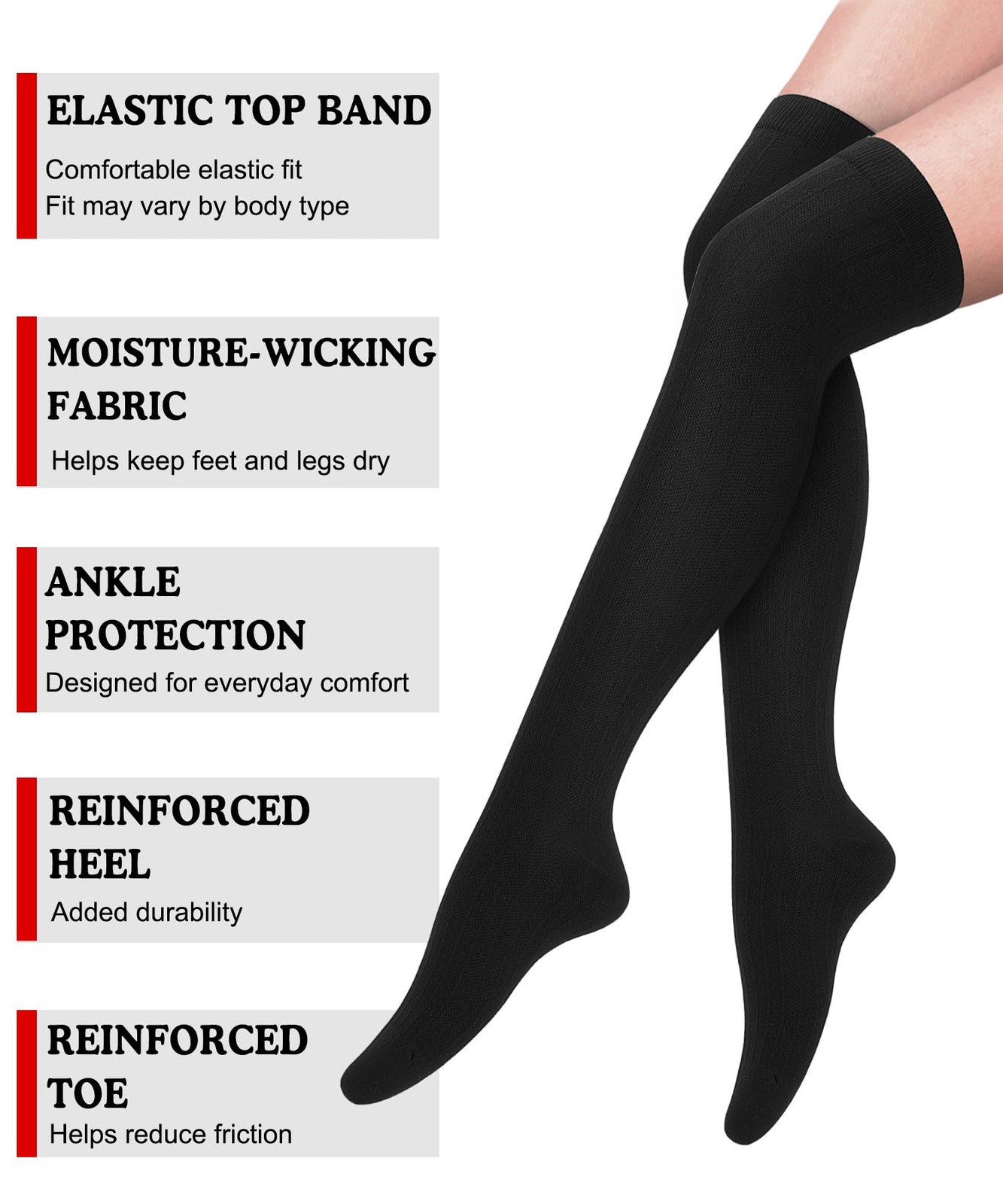 Compression Socks for Women & Men,Thigh High Support Socks for Nurses Travel …