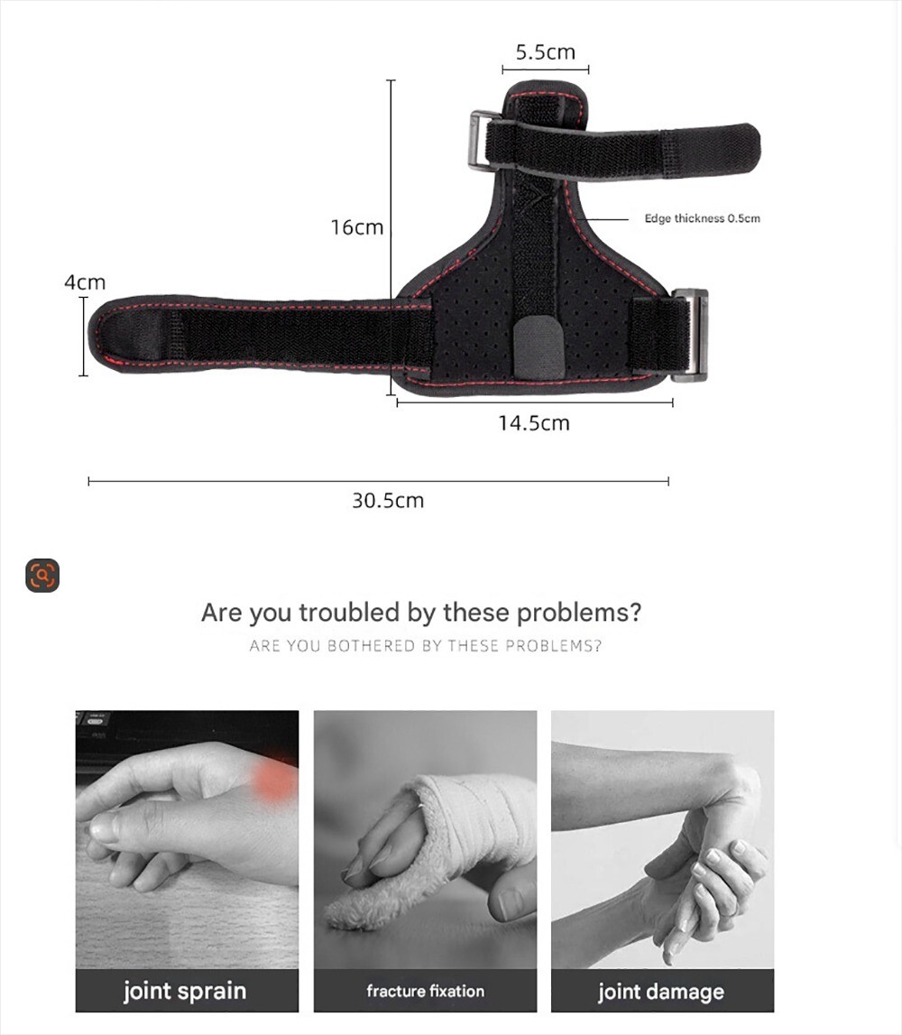 FOSVBEY Thumb Splint Stabilizer Wrist Support Brace Arthritis Sprained 1-3pairs