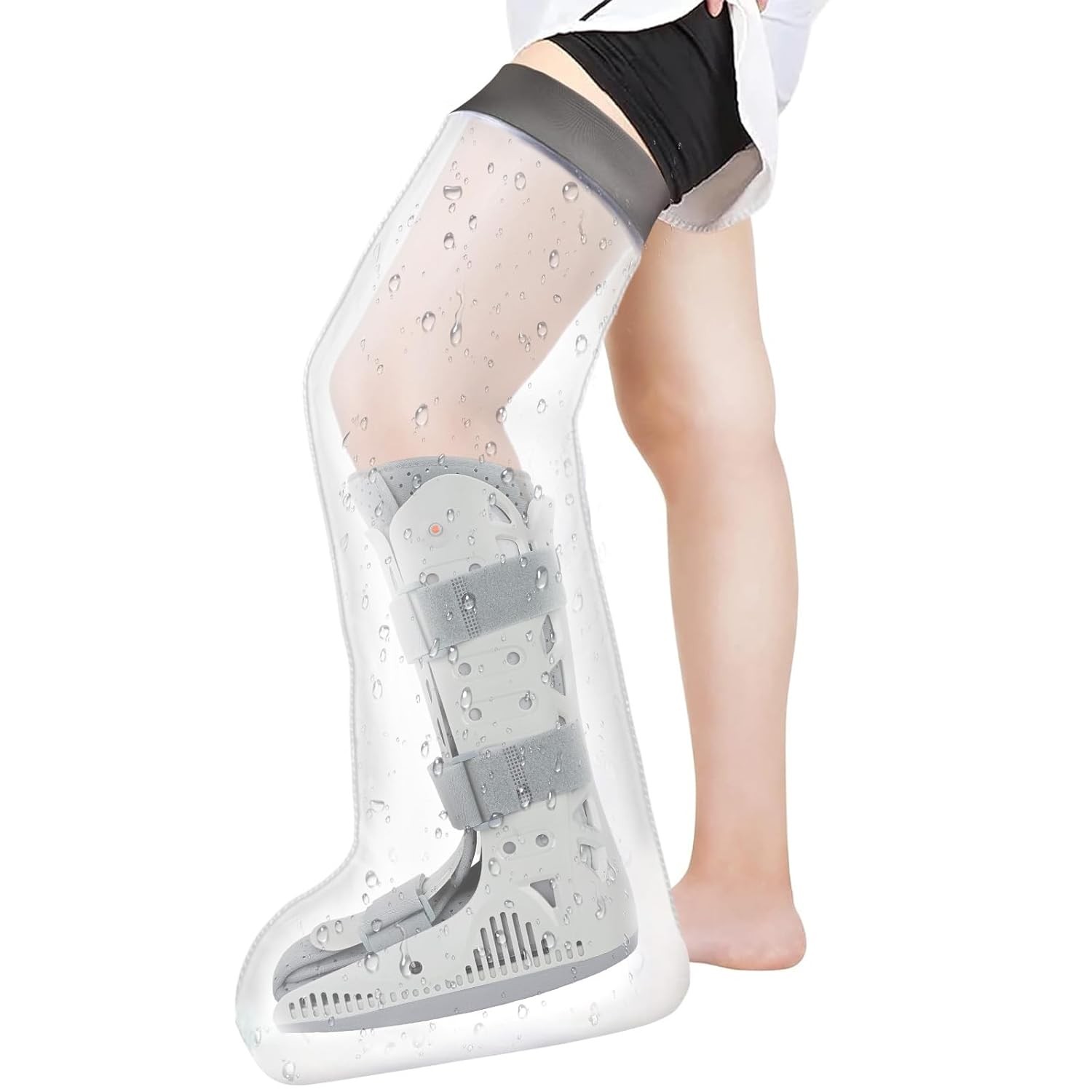 Waterproof Full Leg Cast Cover for Showering Adult, Extra Long Cast Covers for S
