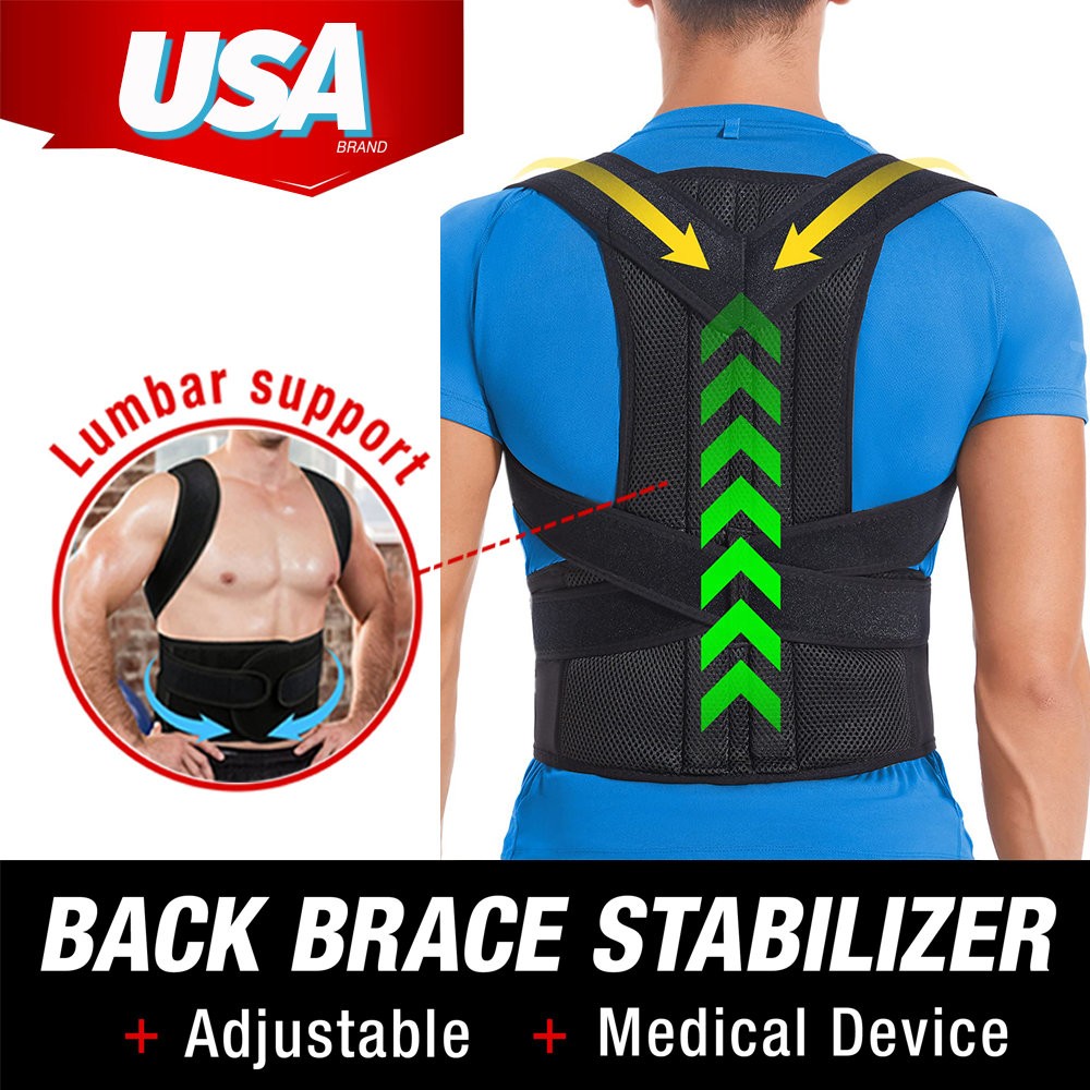 Posture Corrector Effective Comfortable Back Brace for Full Back under Clothes