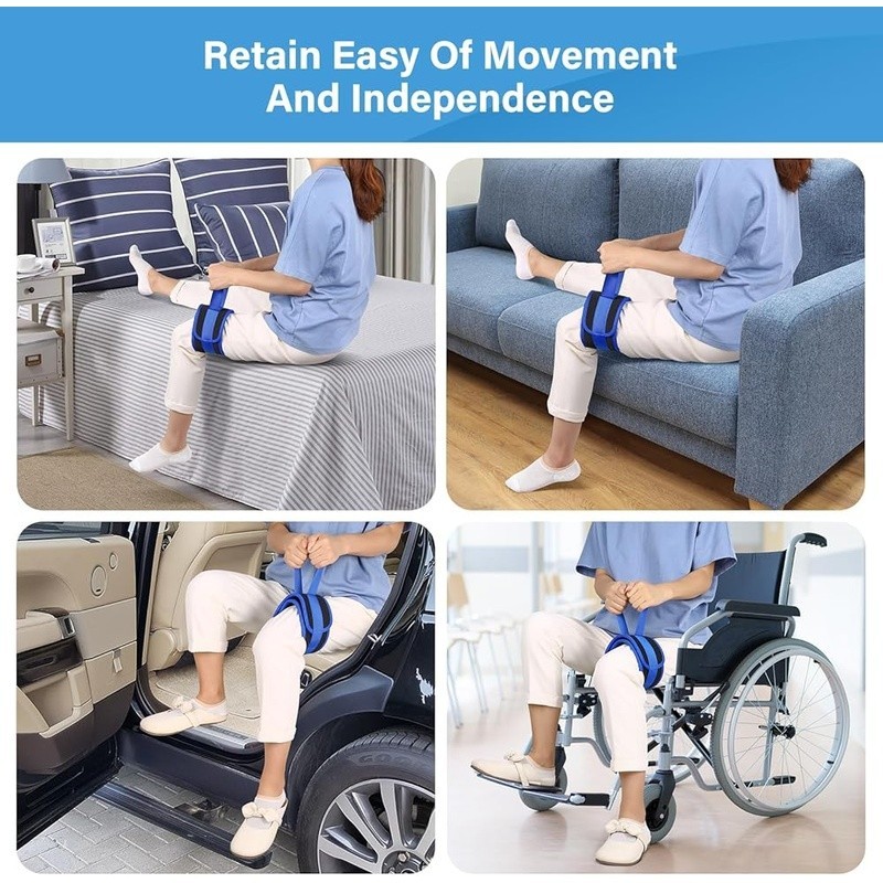 Leg Lifter Strap Independence Mobility Aid Knee Hip Rehab Recovery Tool New
