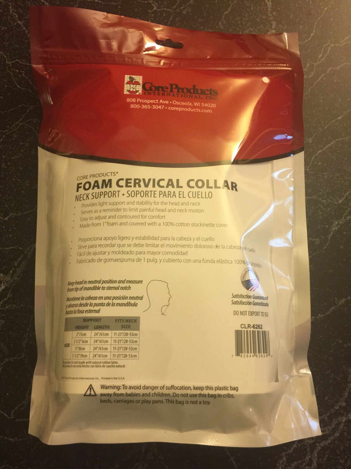 FOAM CERVICAL COLLAR