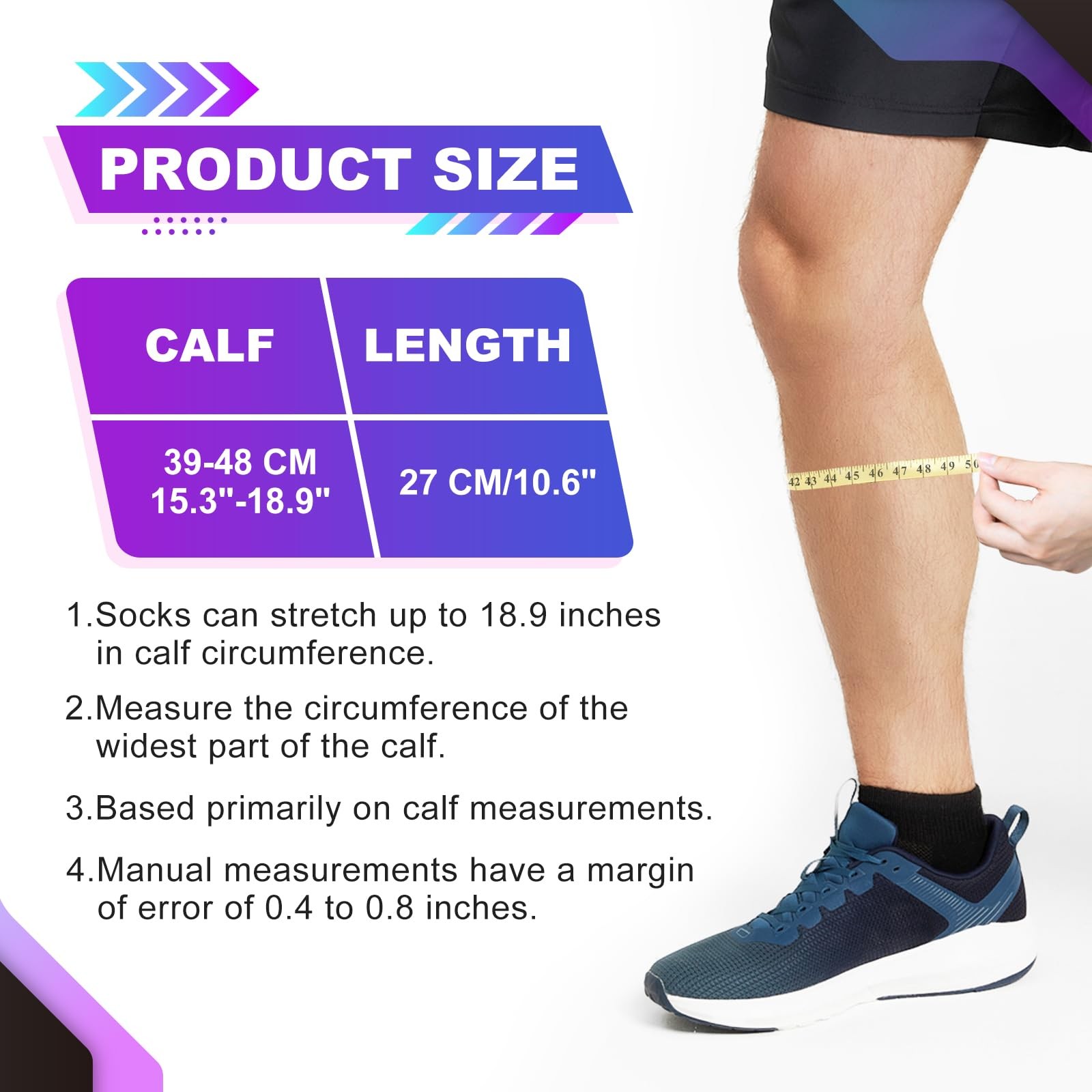 3 Pairs Calf Compression Sleeves for Men And Women Football Leg Sleeve Footle