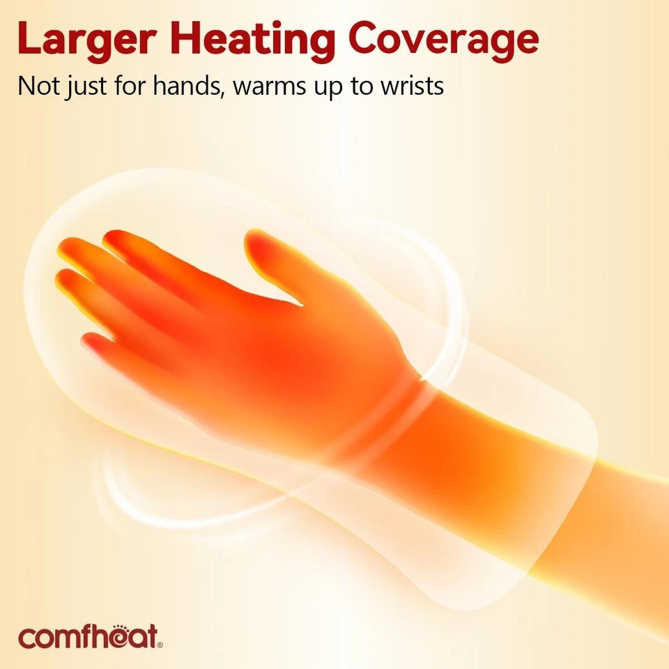 Microwavable Heating Mittens for Hand and Fingers to Relieve Arthritis Pain H