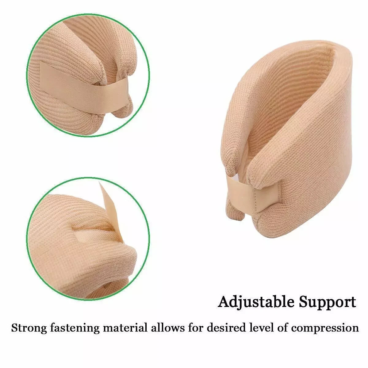 Soft Foam Neck Brace,Adjustable Support for Pain Relief,Women and Men