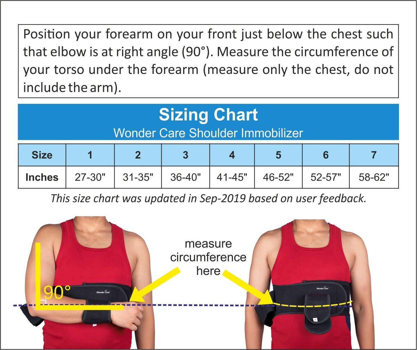 Arm Support Strap Shoulder Forearm Sling Elbow Brace Immobilizer Bel