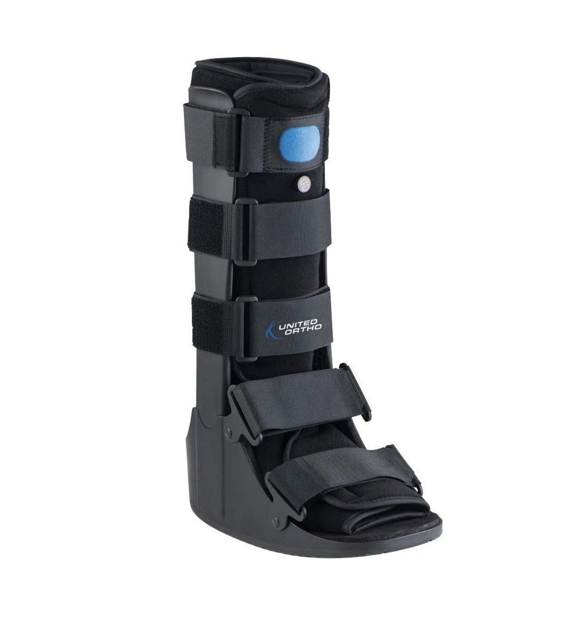 United Ortho Tall Air Cam Walker Fracture Boot, Medium, Black