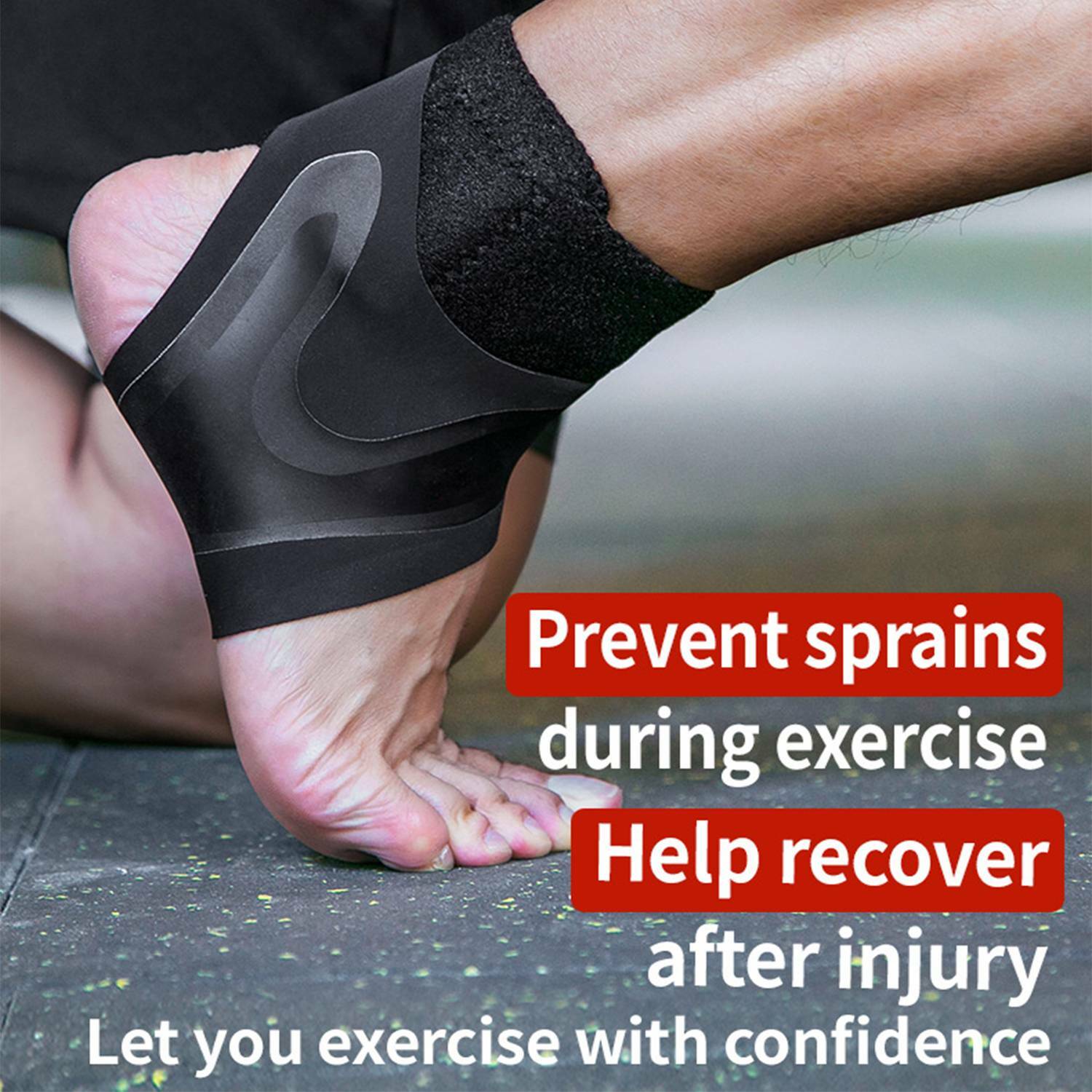 ANKLE BRACE SUPPORT COMPRESSION SLEEVES PLANTAR FASCIITIS PAIN RELIEF FOOT WRAPS