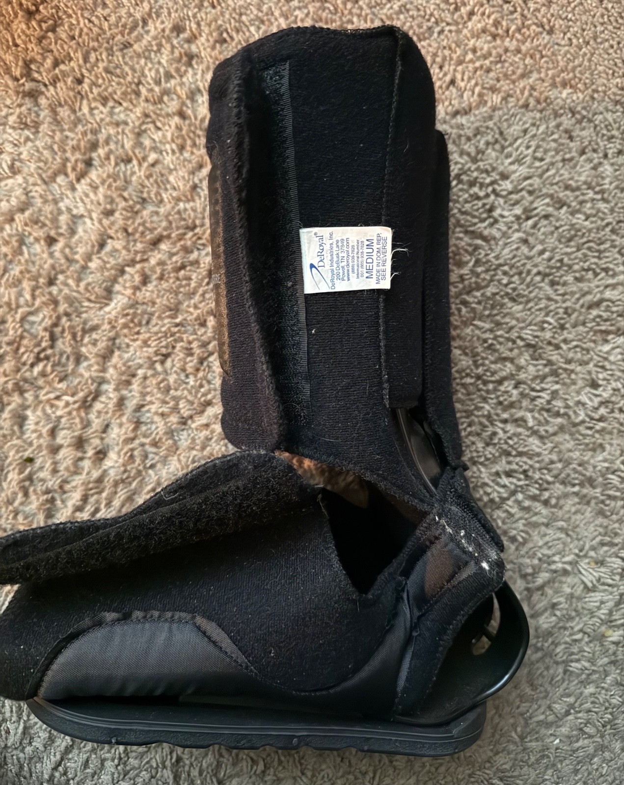 DeRoyal Ankle contraction Boot Brace Medium
